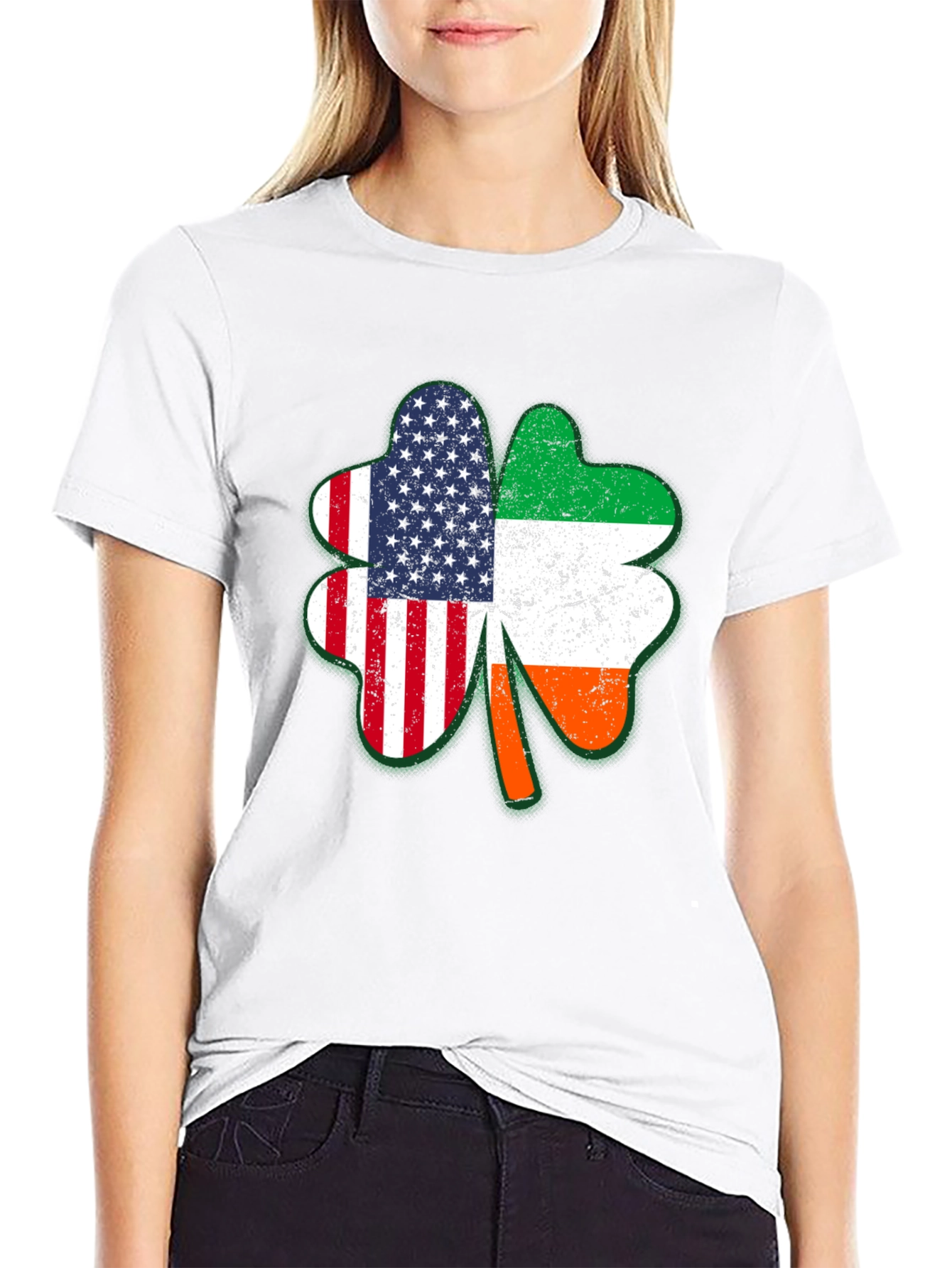 Irish American Shamrock T-Shirt
