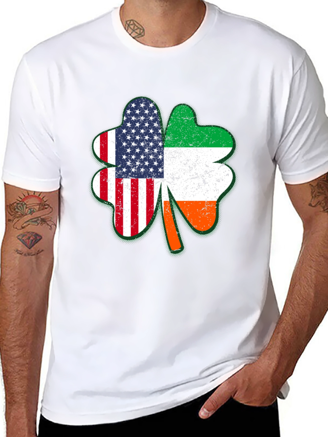 Irish American Shamrock T-Shirt