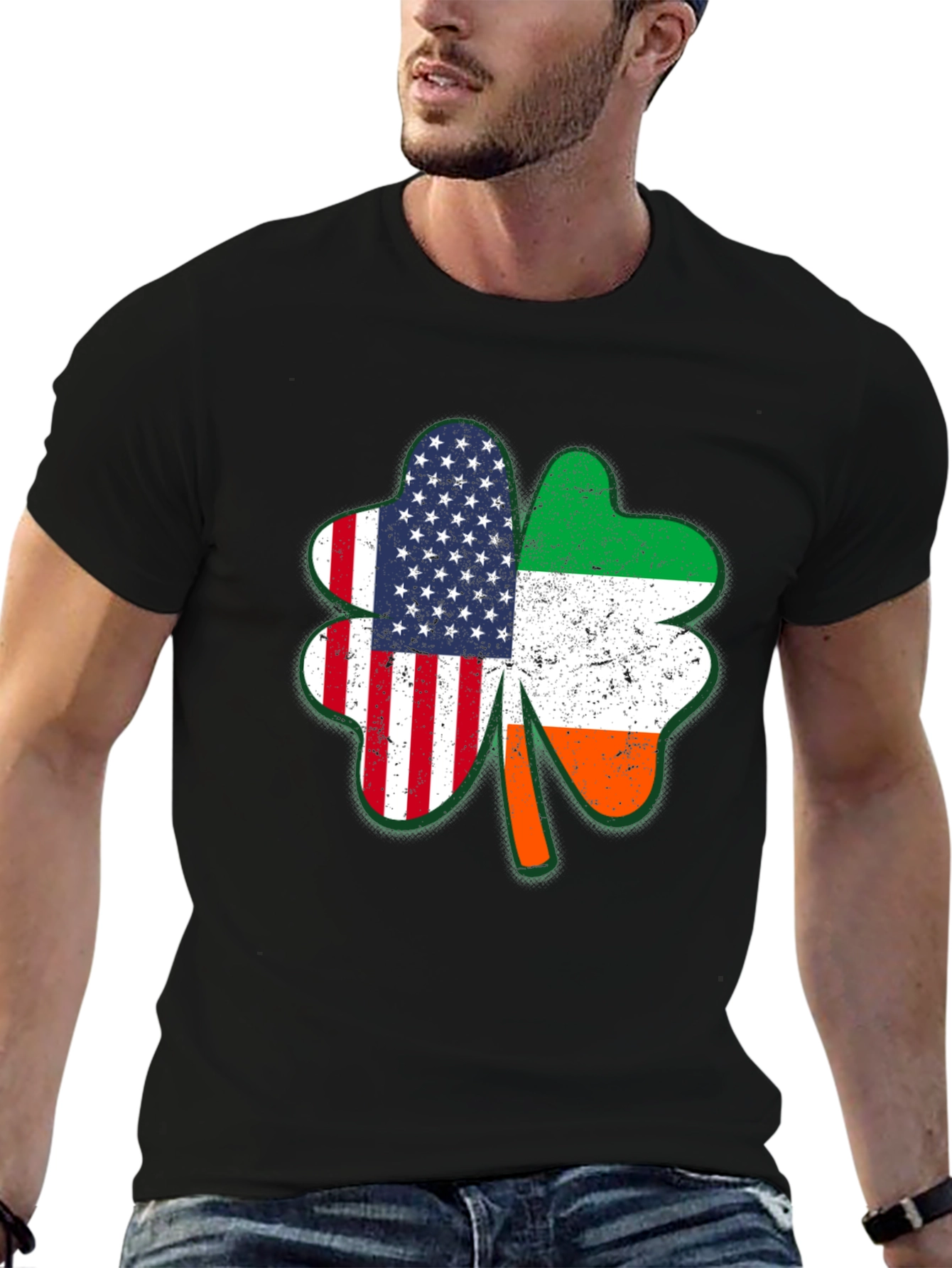 Irish American Shamrock T-Shirt