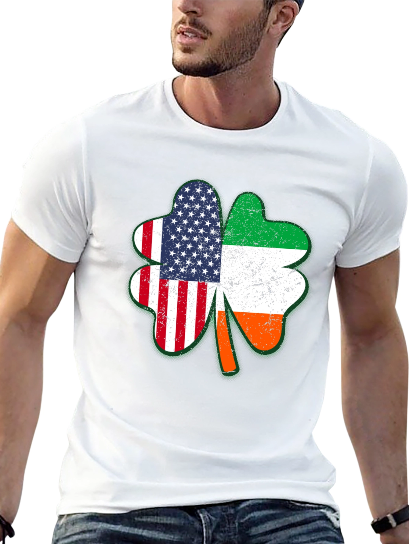 Irish American Shamrock T-Shirt