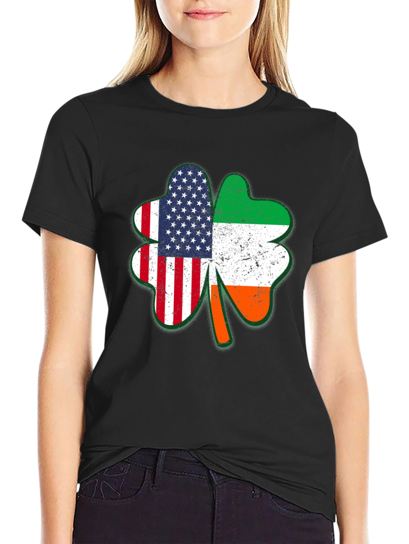 Irish American Shamrock T-Shirt