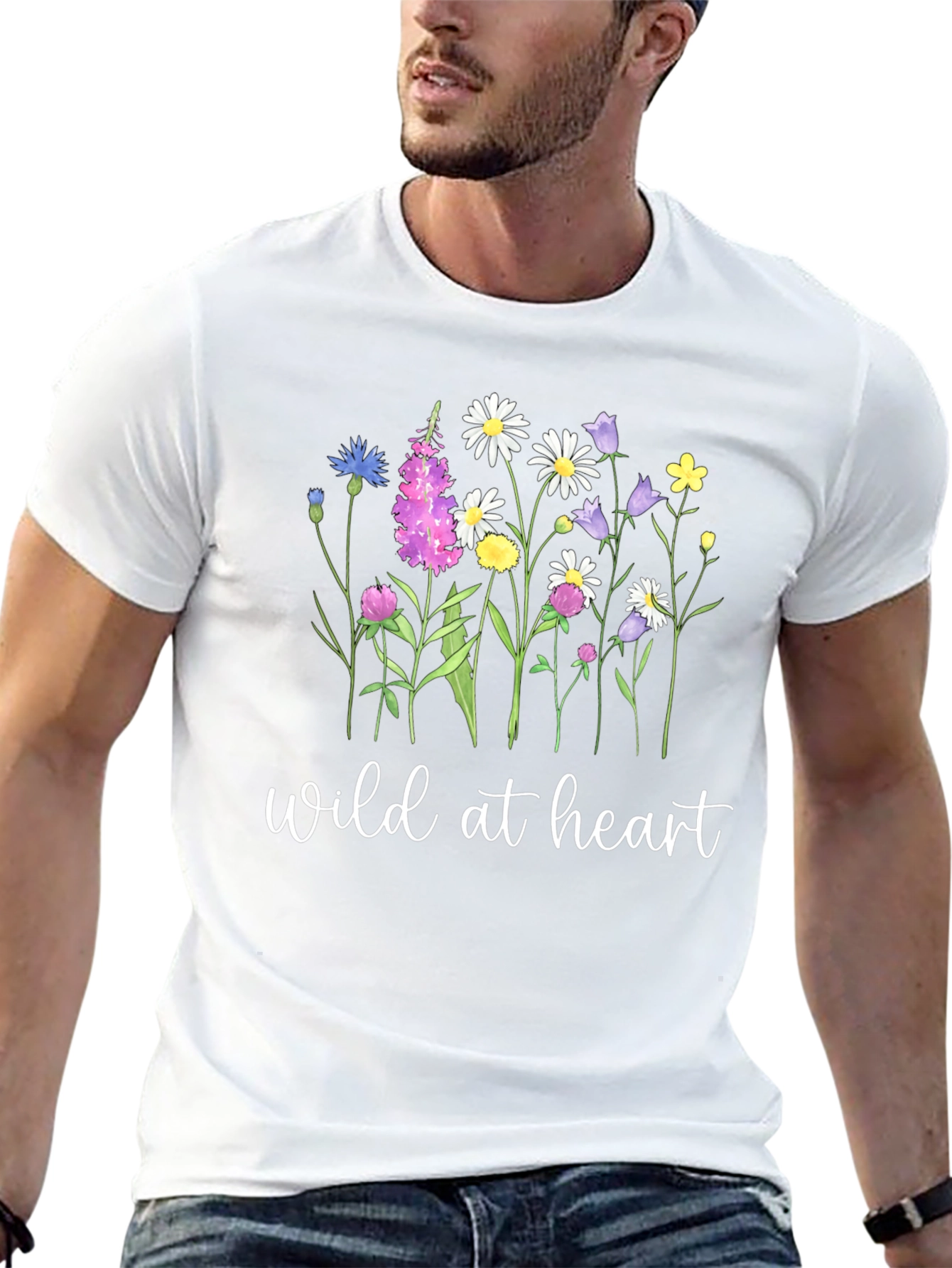 Wild at Heart Floral Graphic T-Shirt