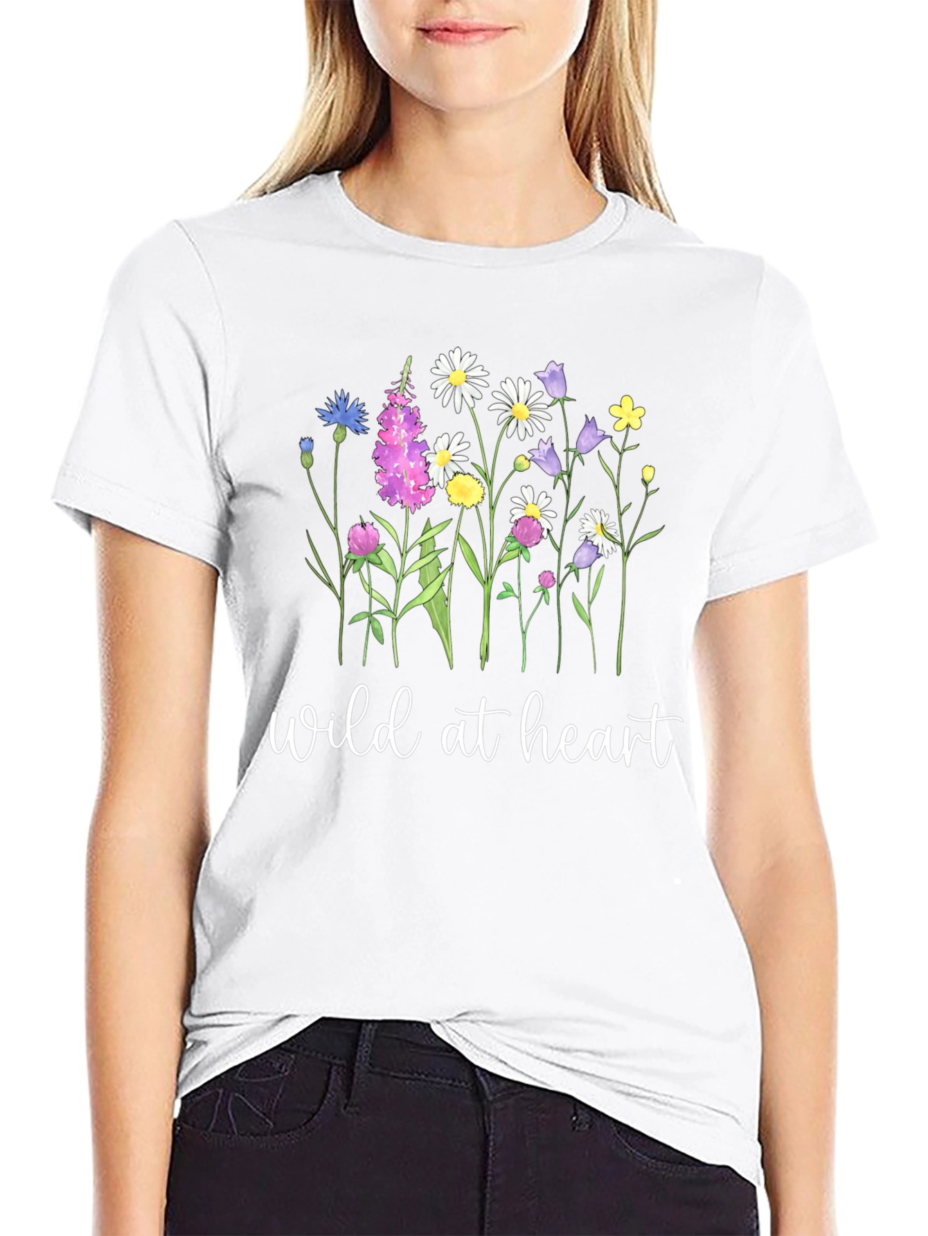 Wild at Heart Floral Graphic T-Shirt