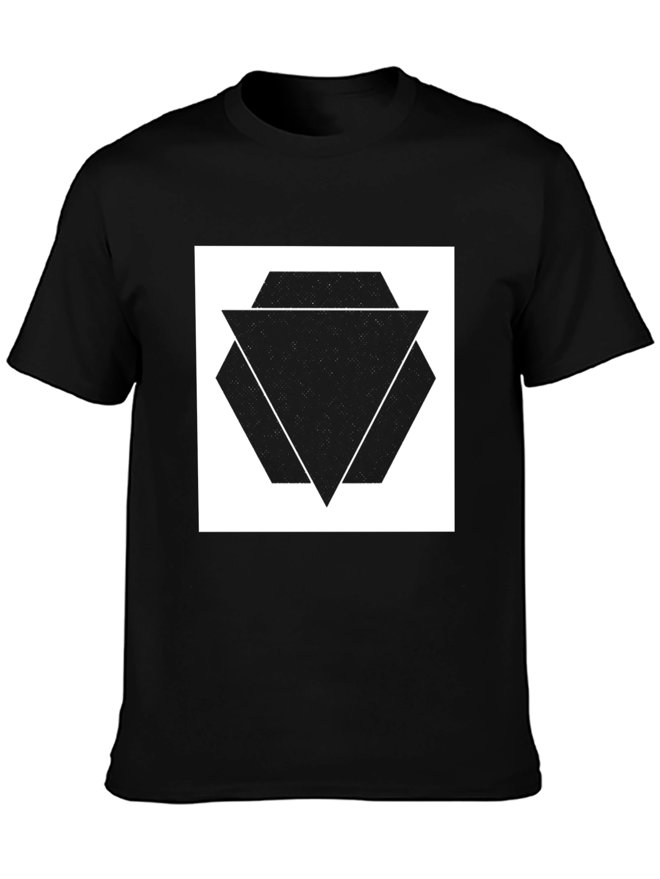 Geometric Triangle T-Shirt - Modern Design