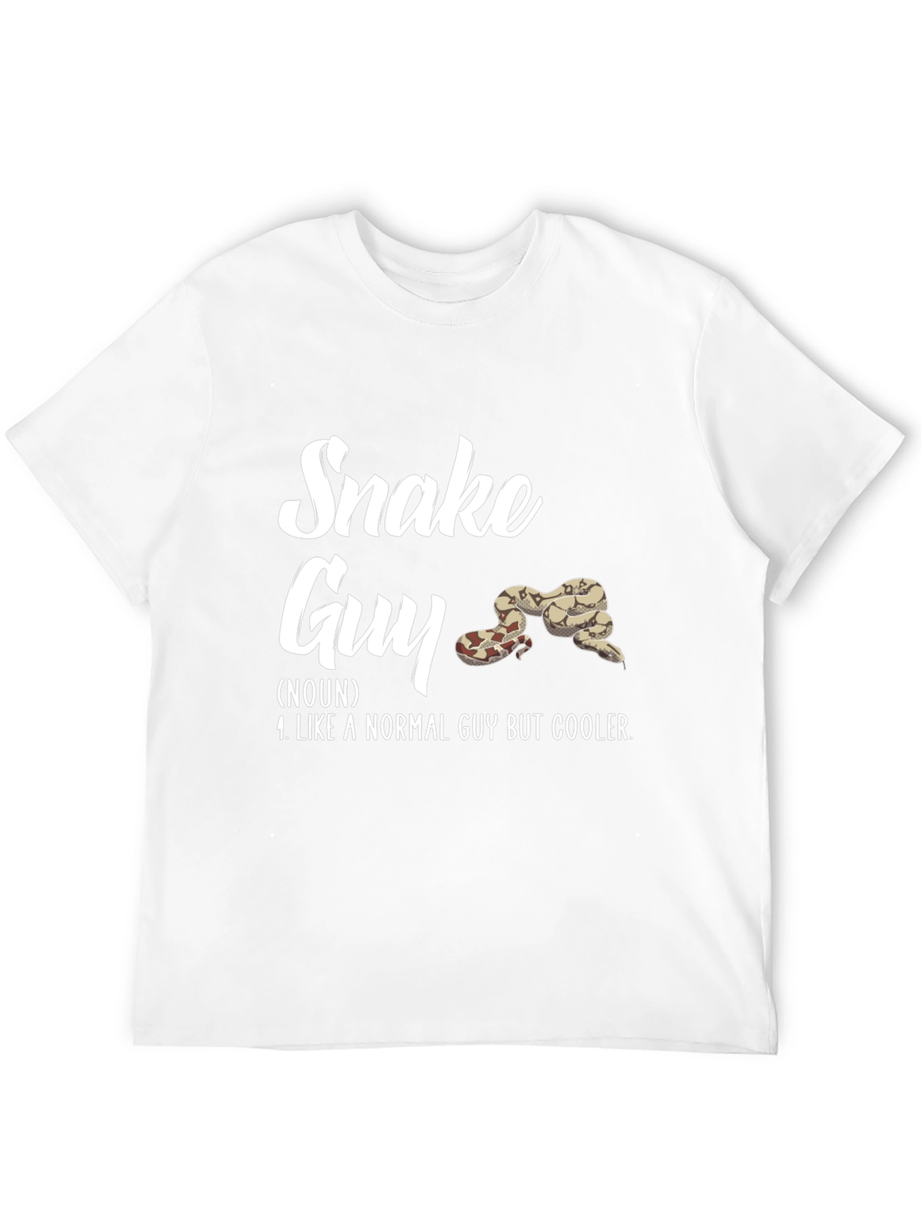 Snake Guy Definition T-Shirt - Cool Reptile Lover Tee