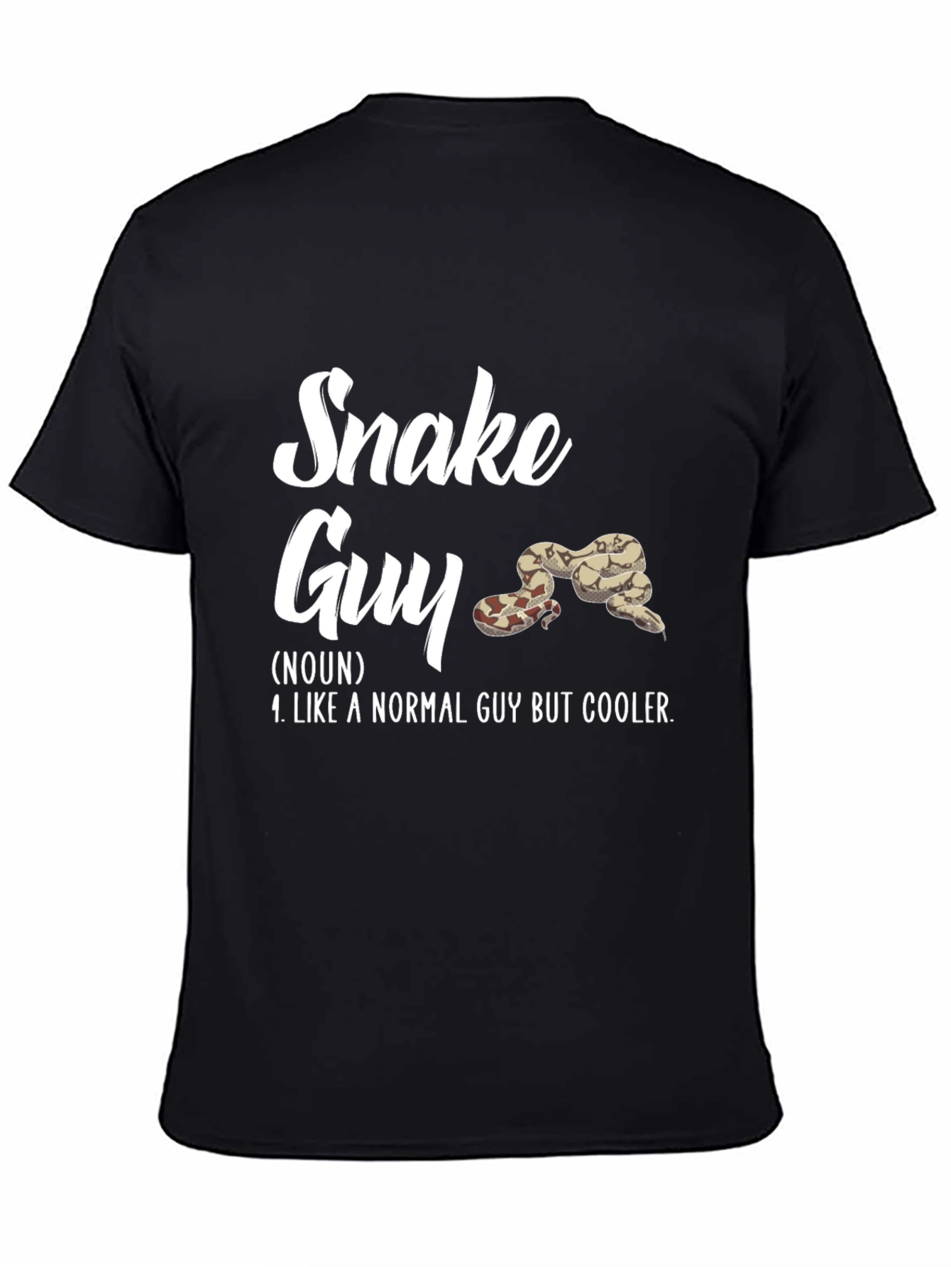 Snake Guy Definition T-Shirt - Cool Reptile Lover Tee