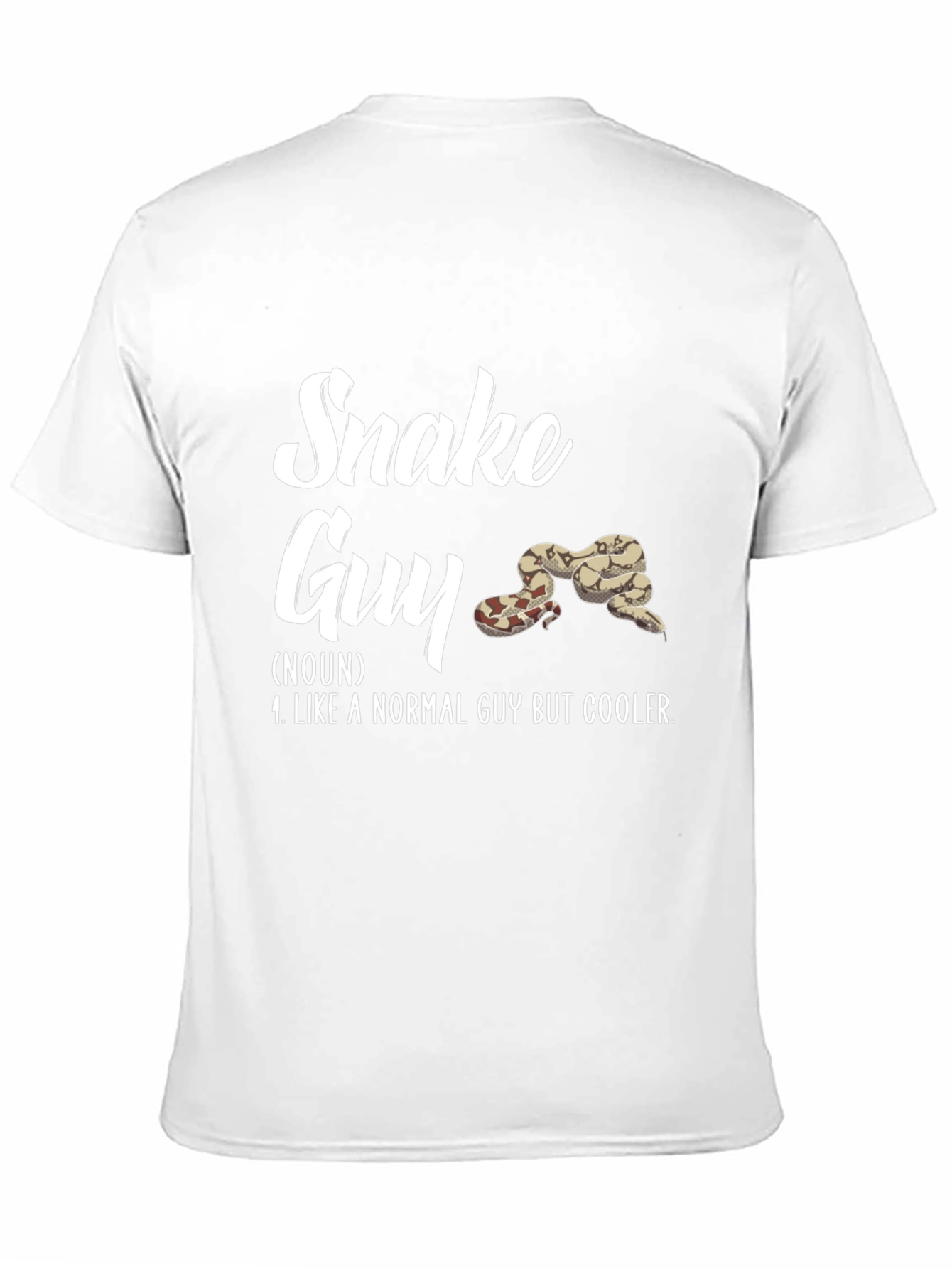Snake Guy Definition T-Shirt - Cool Reptile Lover Tee