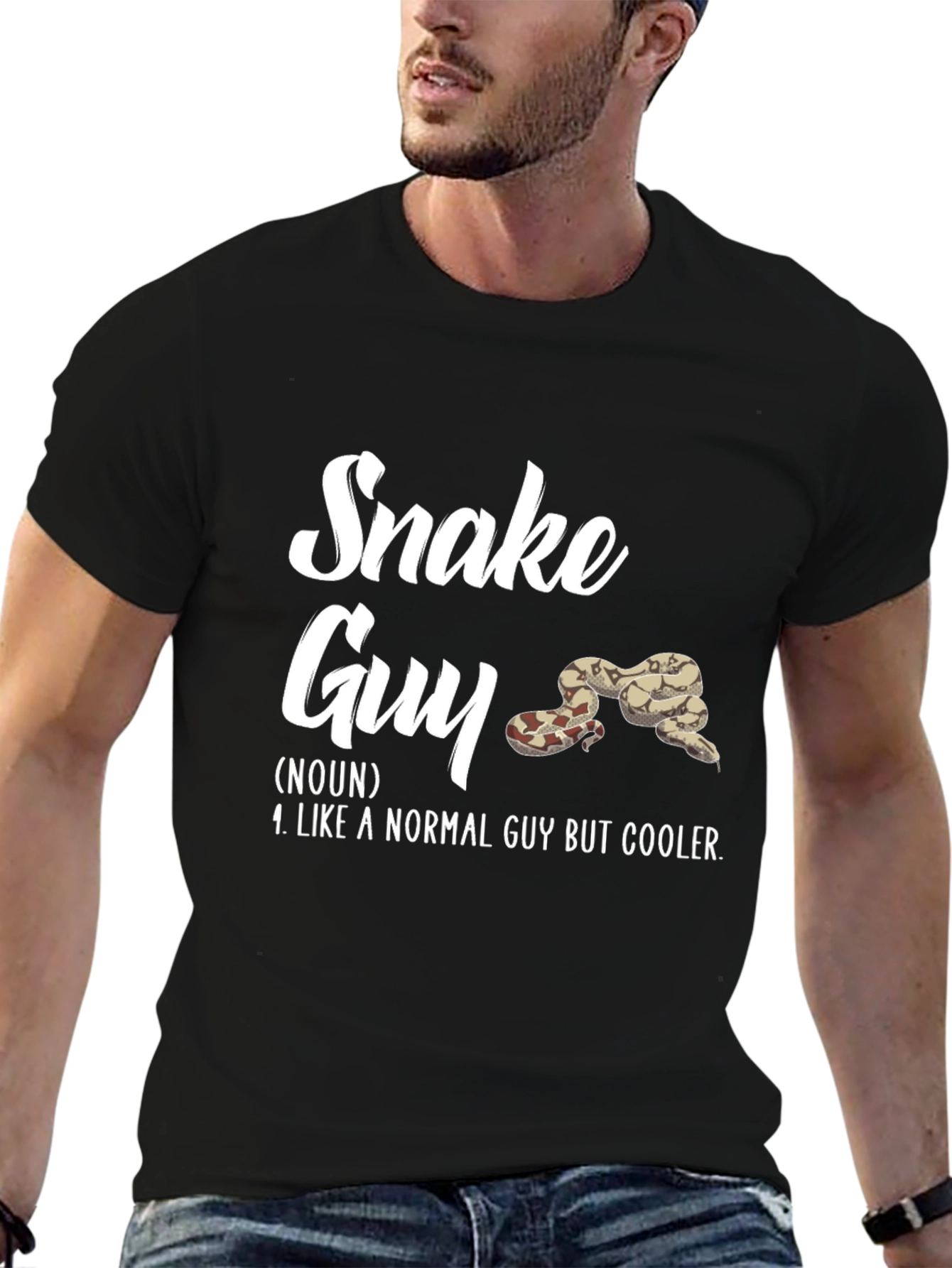Snake Guy Definition T-Shirt - Cool Reptile Lover Tee
