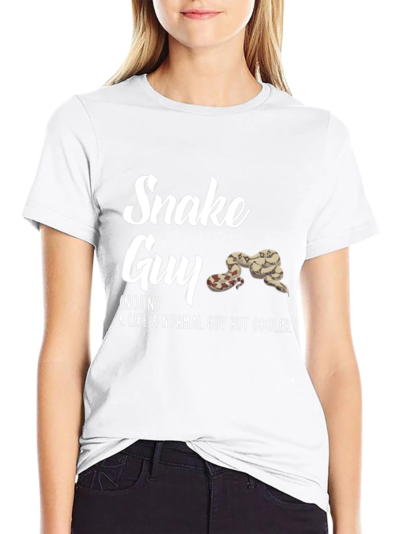 Snake Guy Definition T-Shirt - Cool Reptile Lover Tee