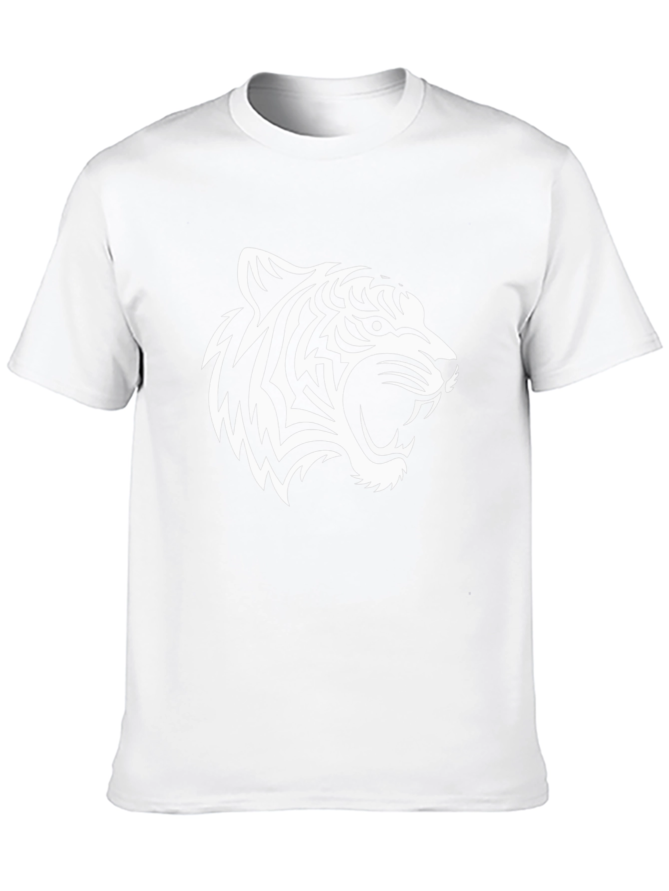 Bold Tiger Graphic Tee - Black