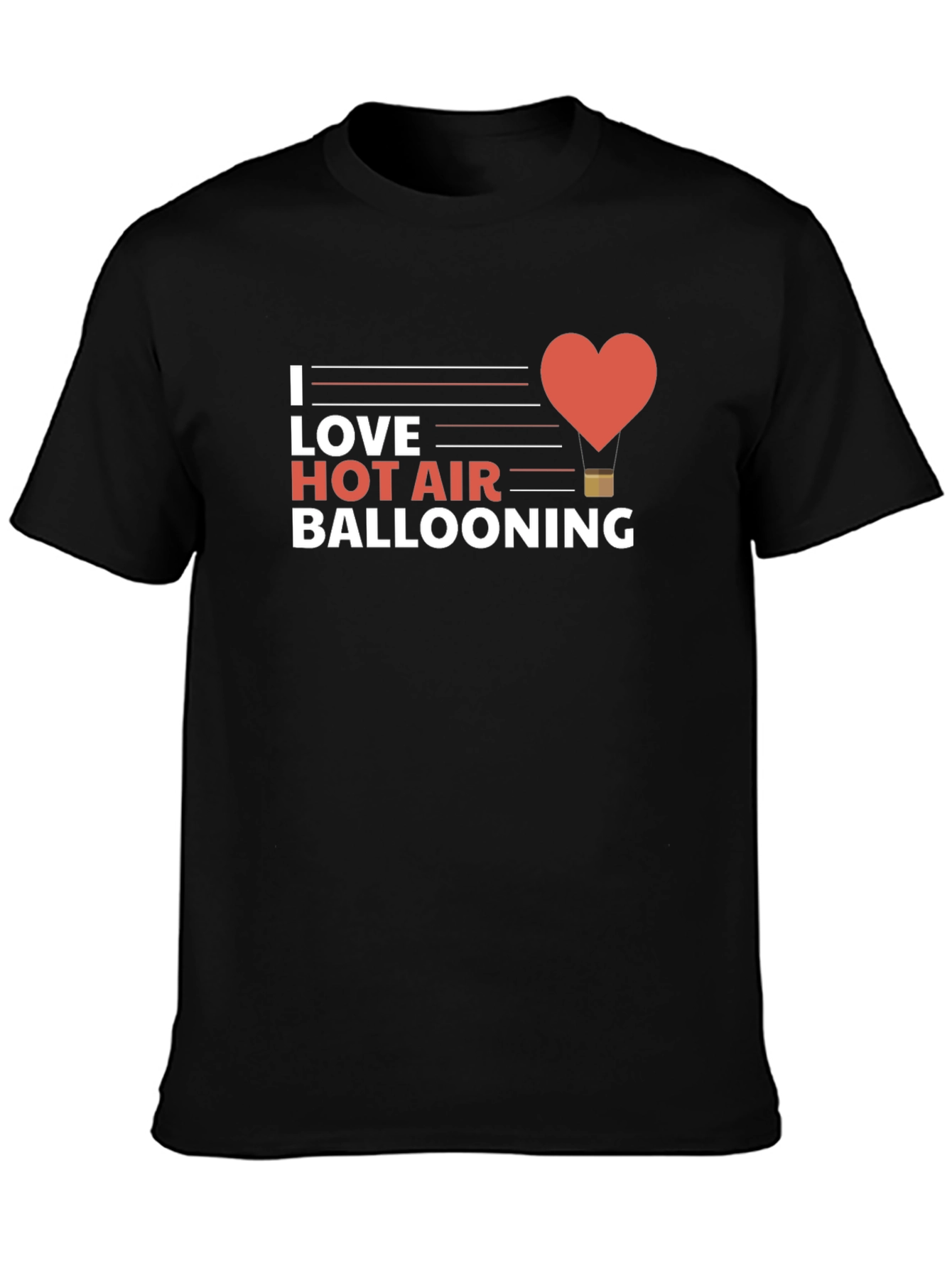 I Love Hot Air Ballooning Graphic Tee
