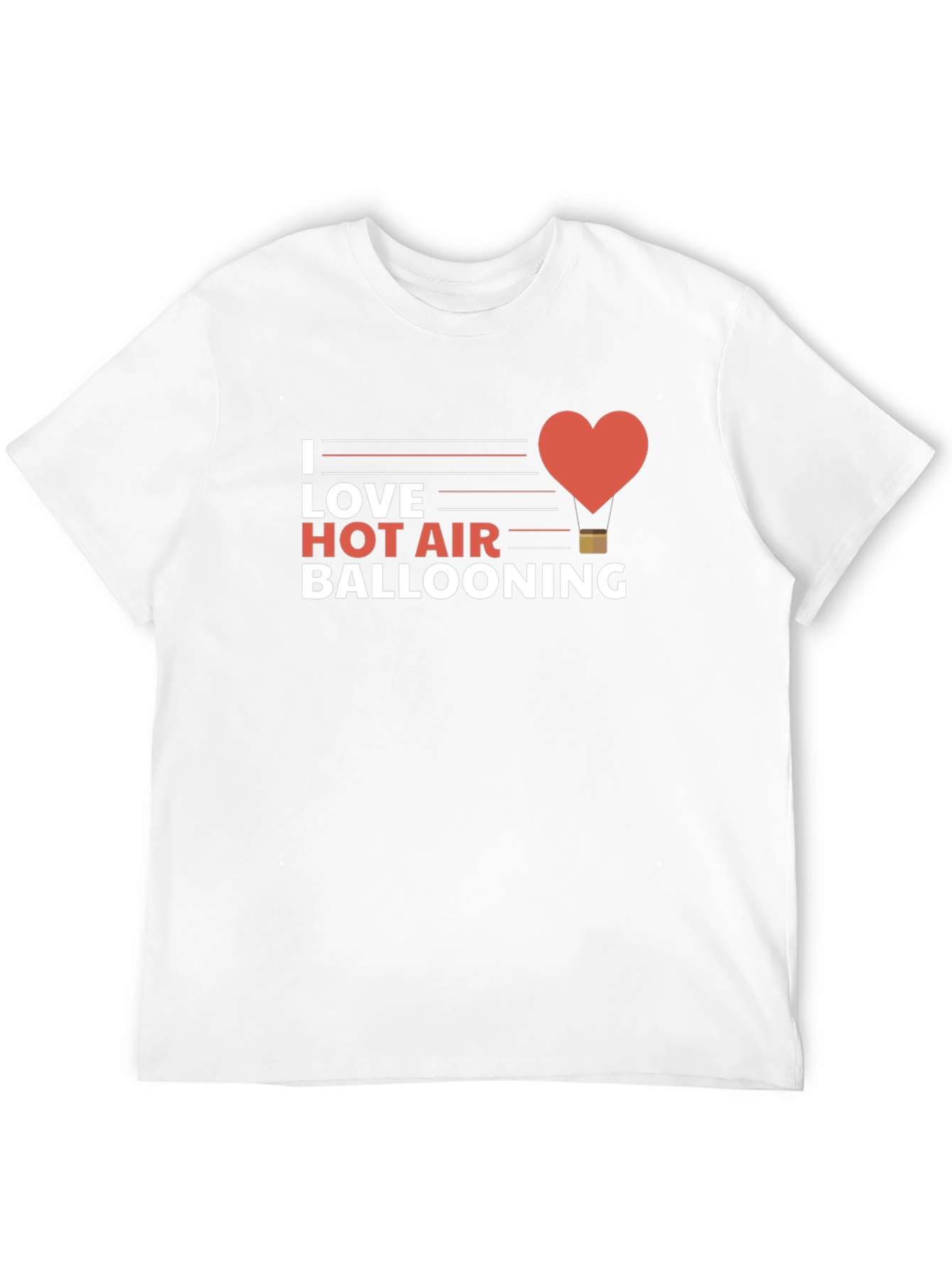I Love Hot Air Ballooning Graphic Tee