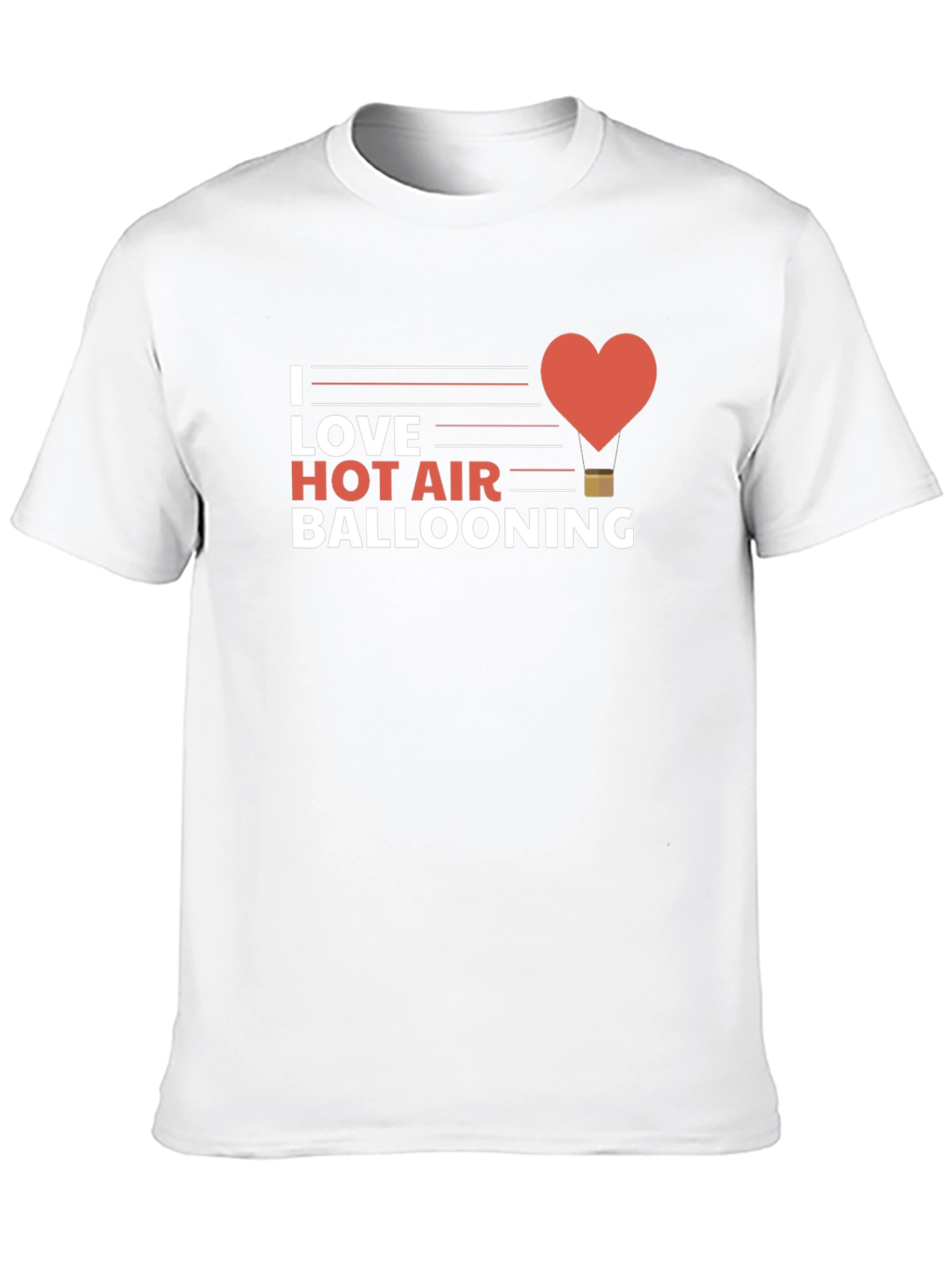 I Love Hot Air Ballooning Graphic Tee