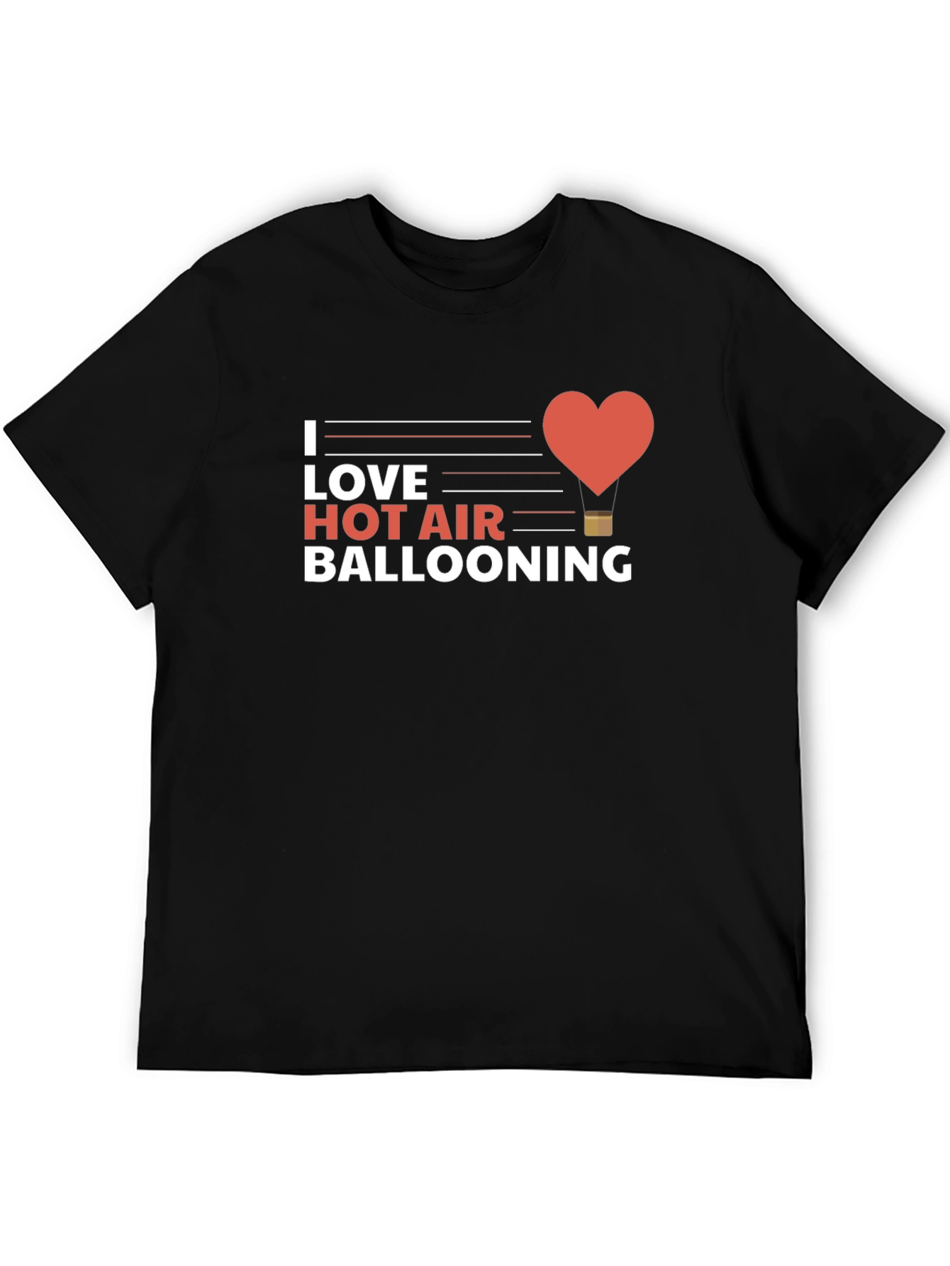 I Love Hot Air Ballooning Graphic Tee