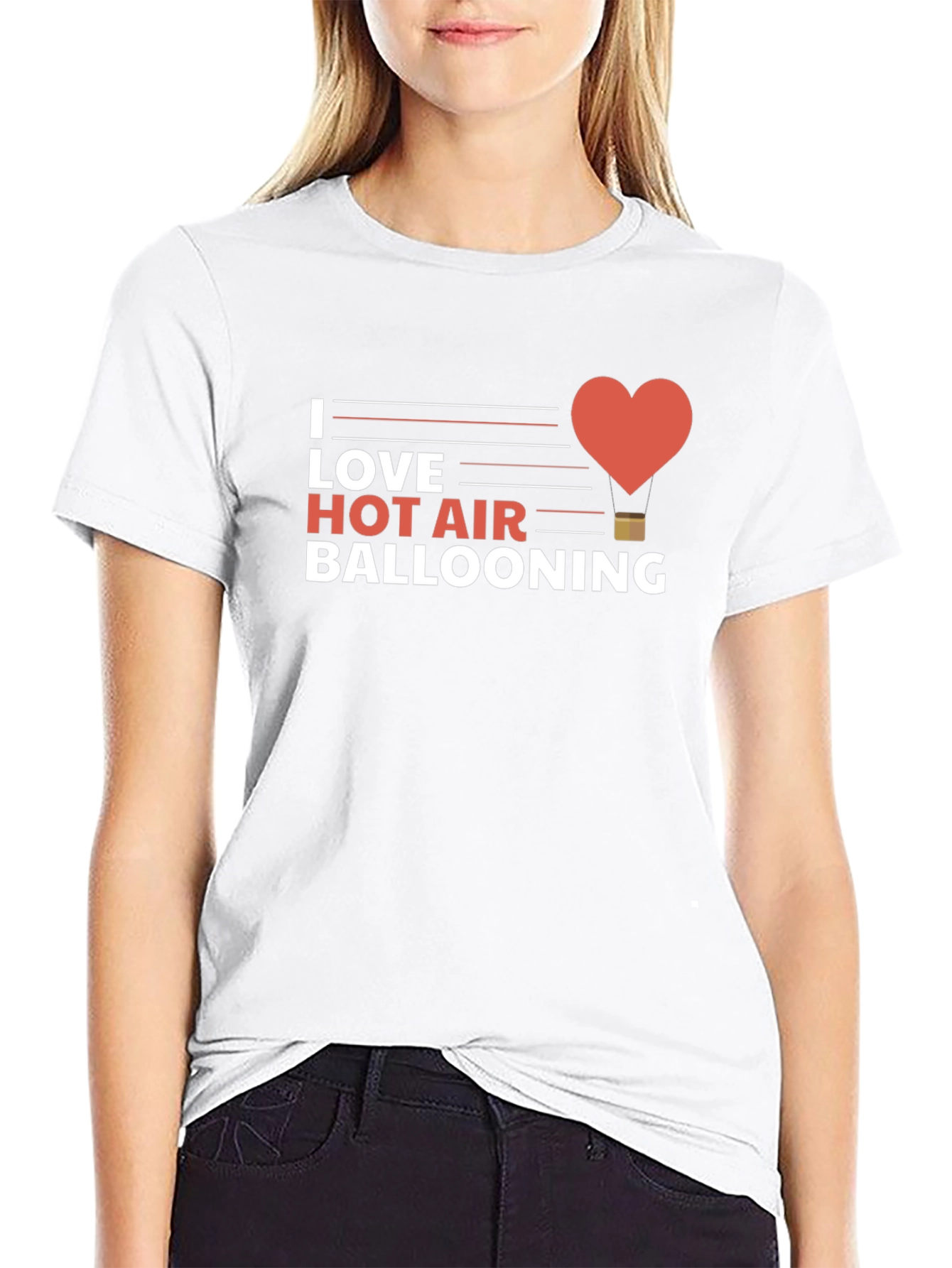 I Love Hot Air Ballooning Graphic Tee