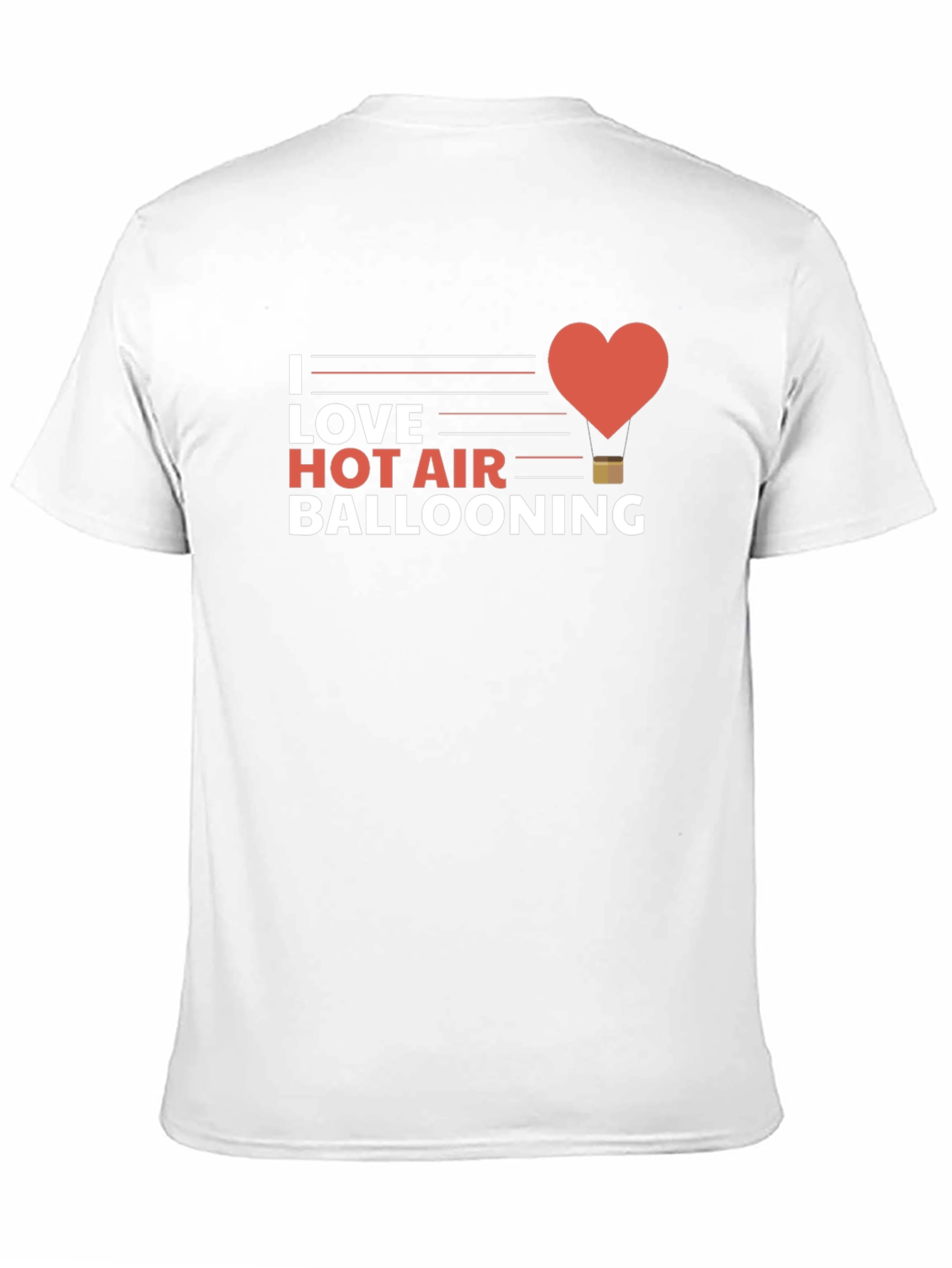 I Love Hot Air Ballooning Graphic Tee