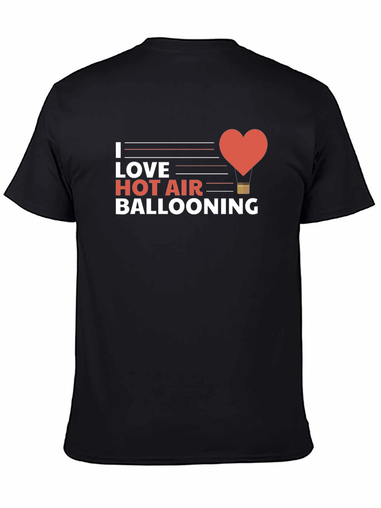 I Love Hot Air Ballooning Graphic Tee