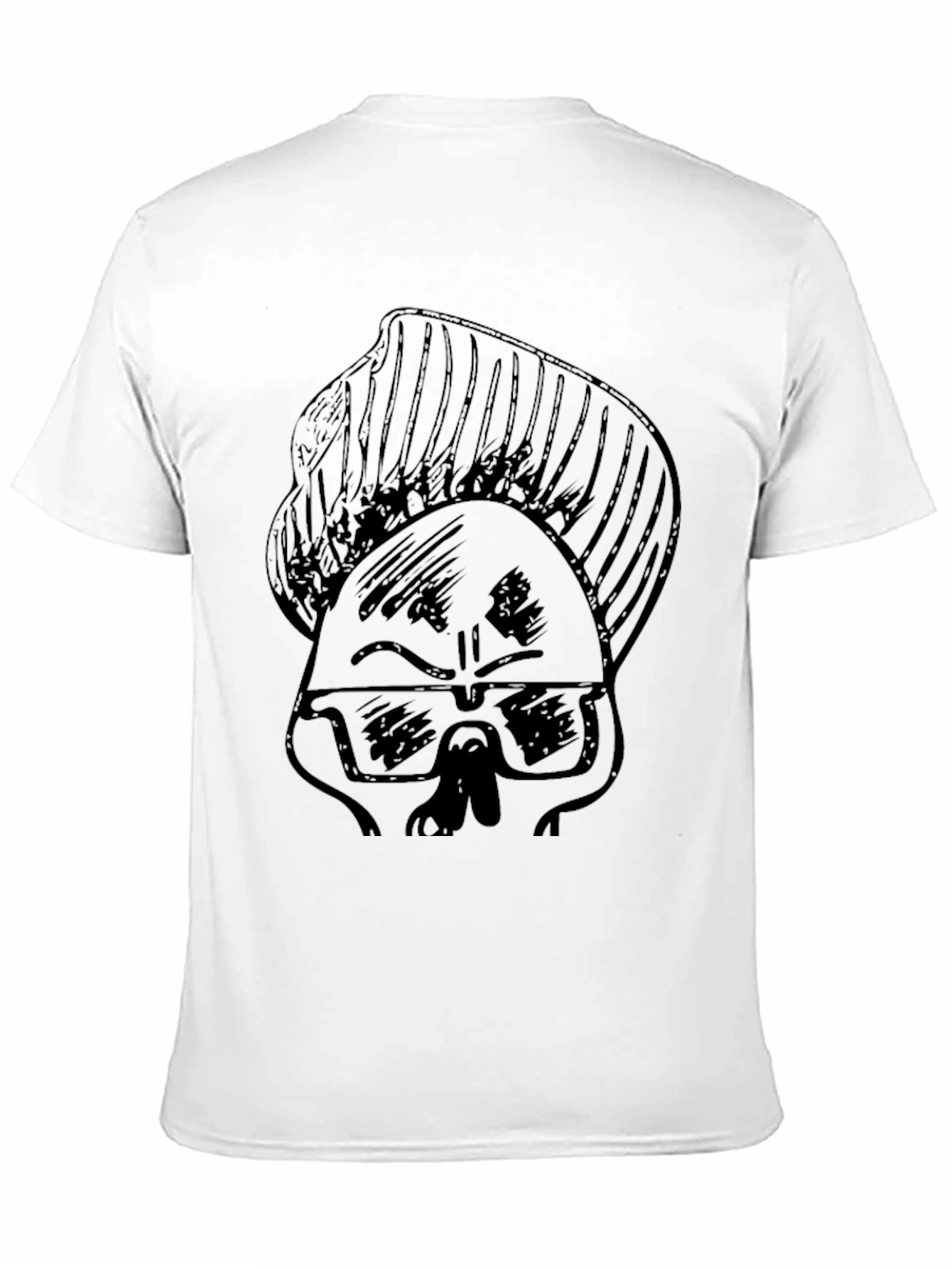 Cool Skull Graphic Tee - Black T-Shirt
