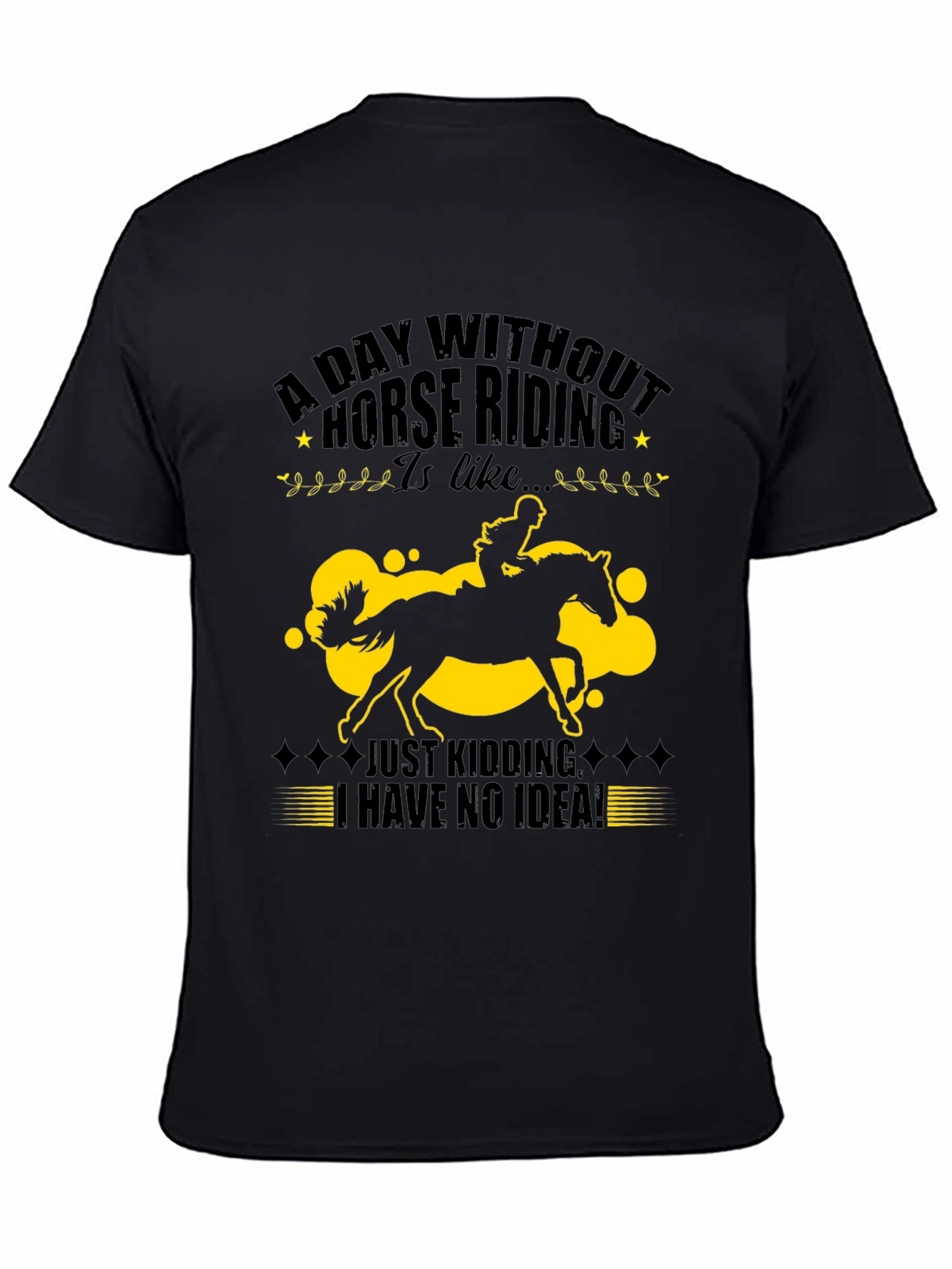Horse Riding T-Shirt: Funny Horse Lover Tee