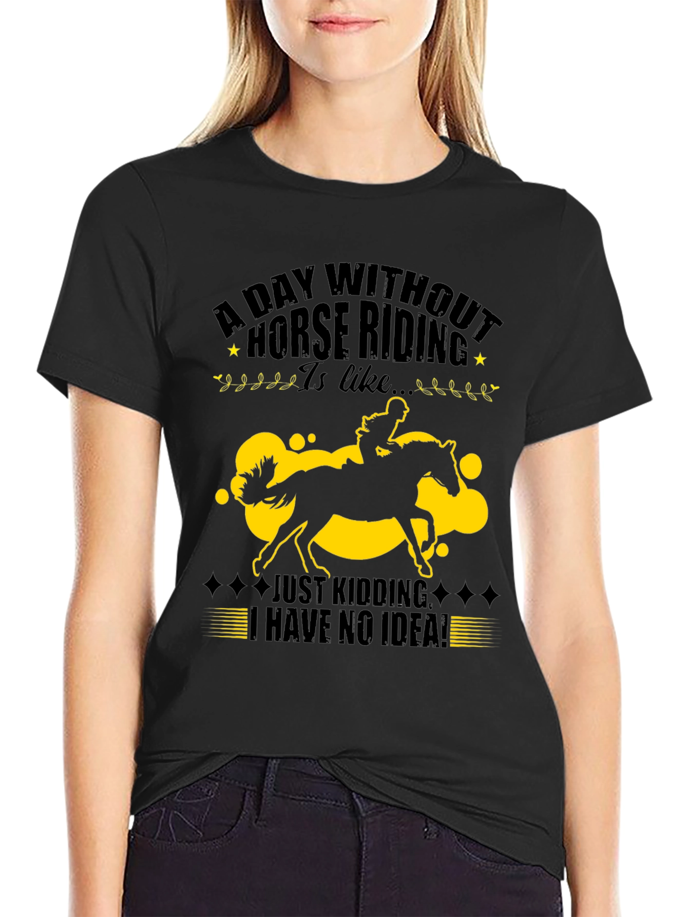 Horse Riding T-Shirt: Funny Horse Lover Tee