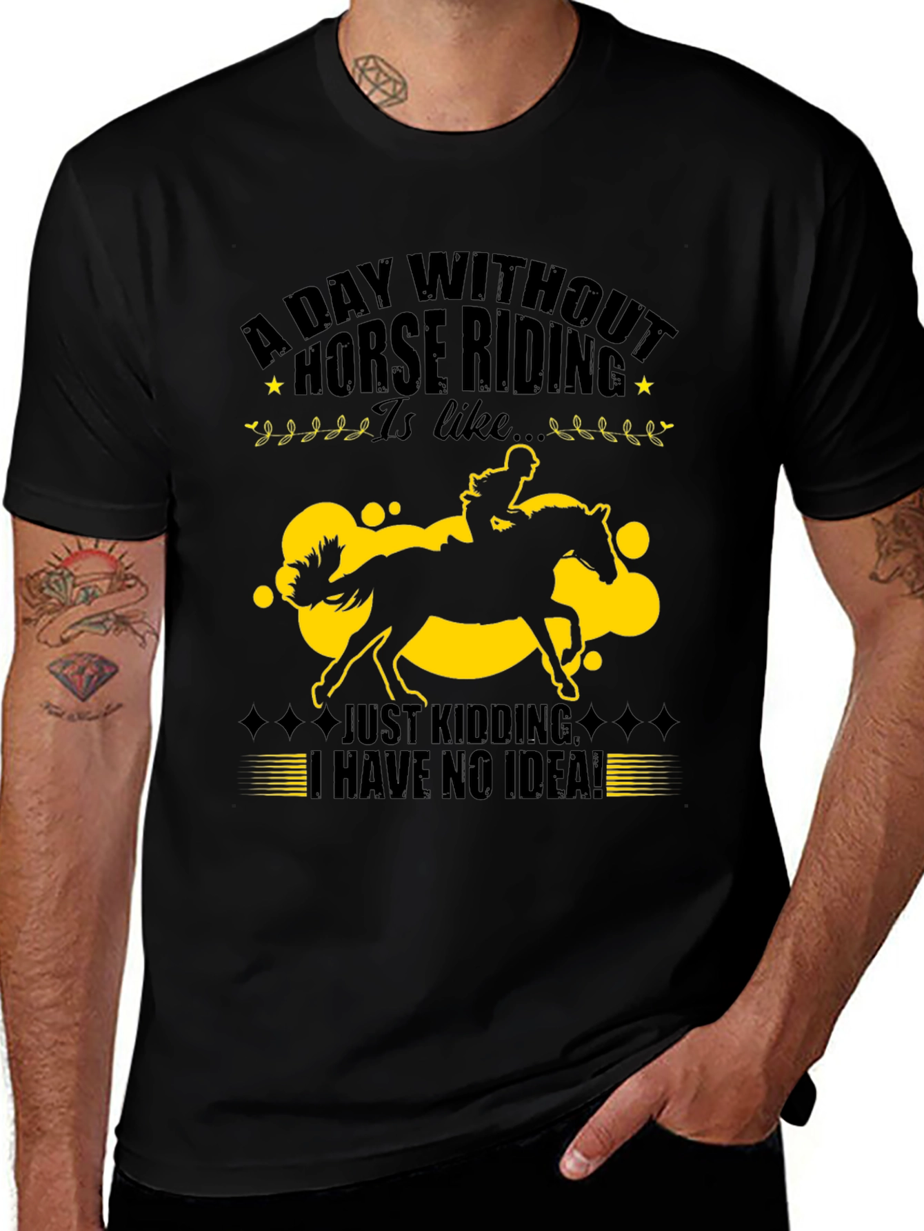Horse Riding T-Shirt: Funny Horse Lover Tee