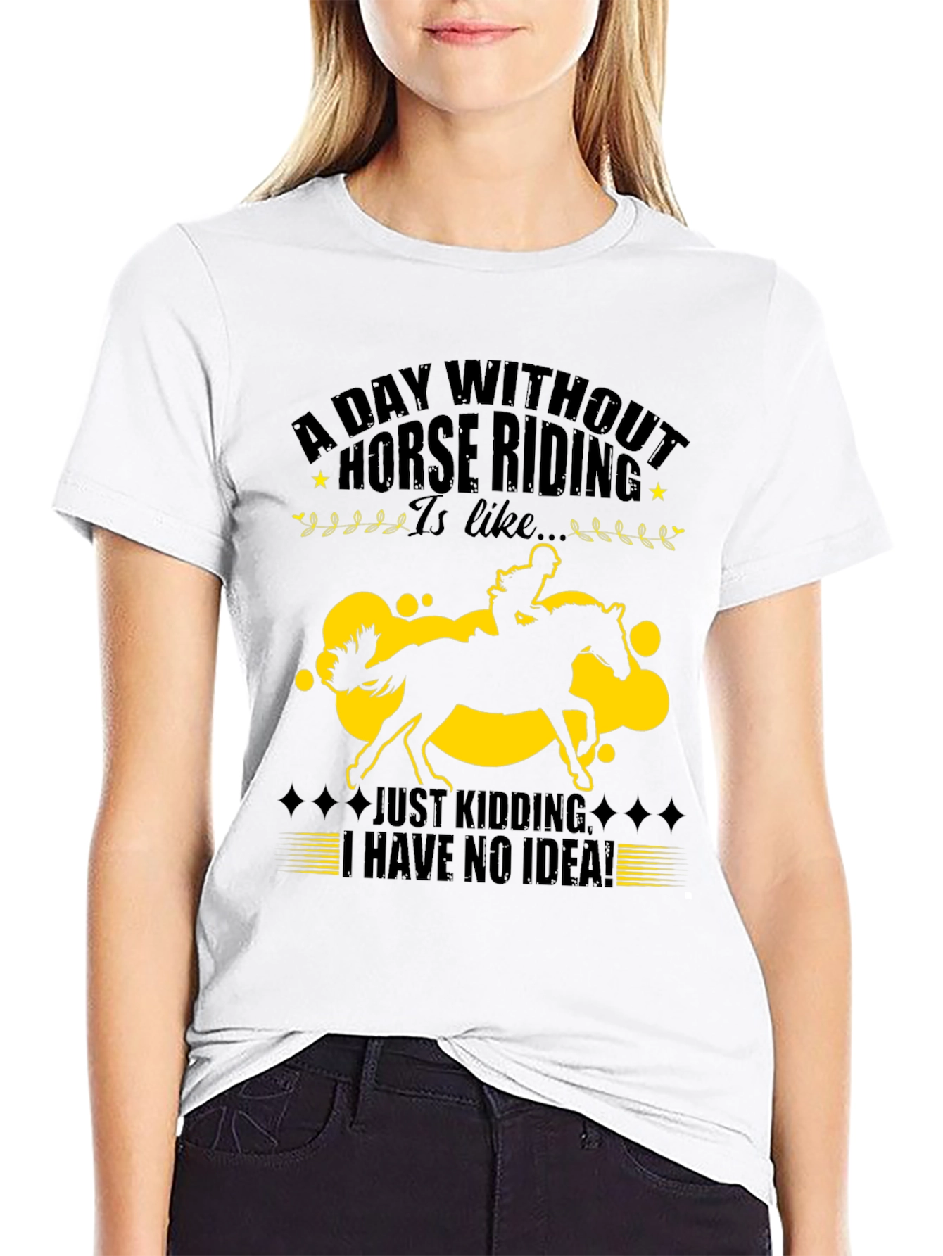 Horse Riding T-Shirt: Funny Horse Lover Tee