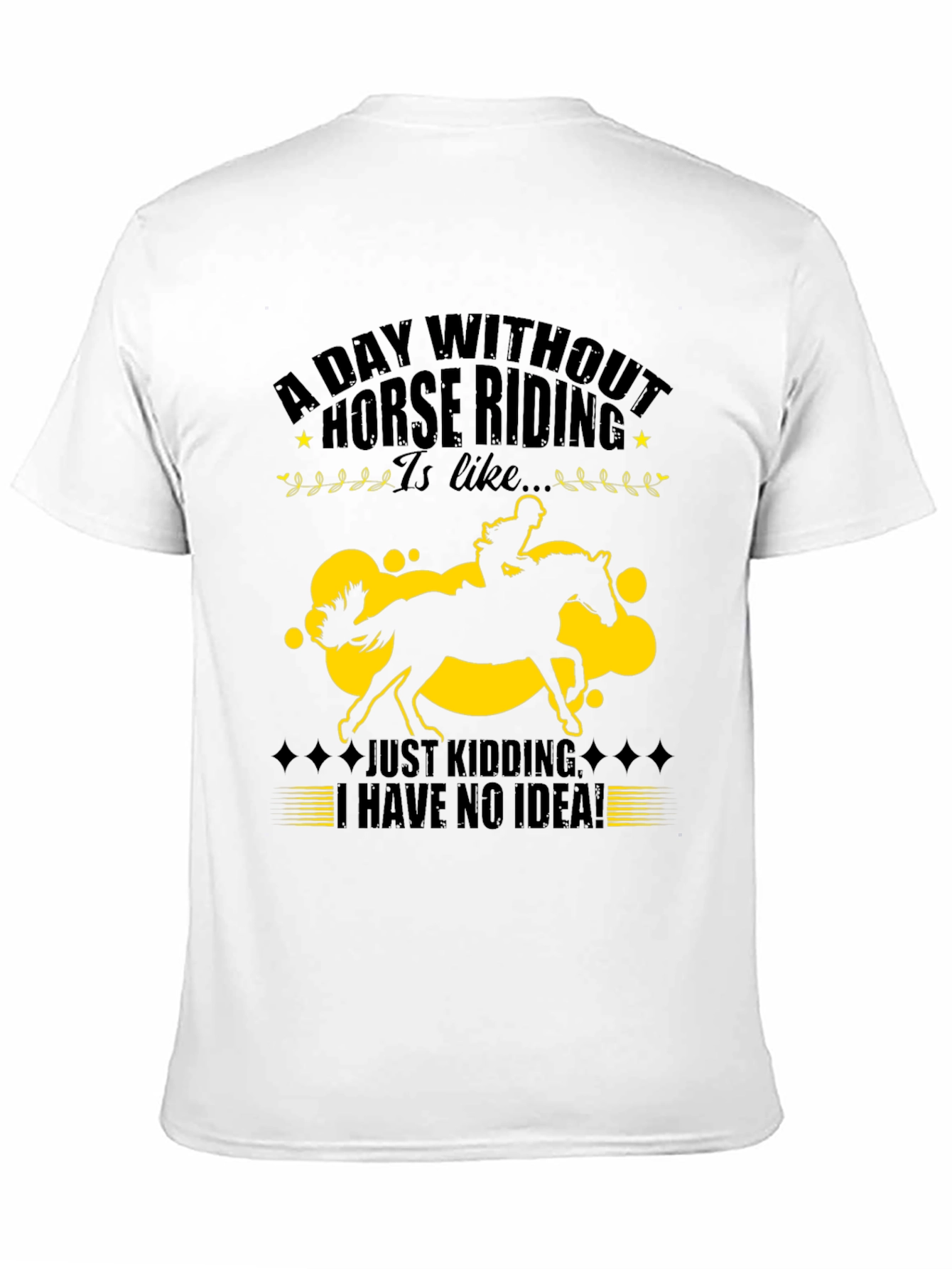 Horse Riding T-Shirt: Funny Horse Lover Tee