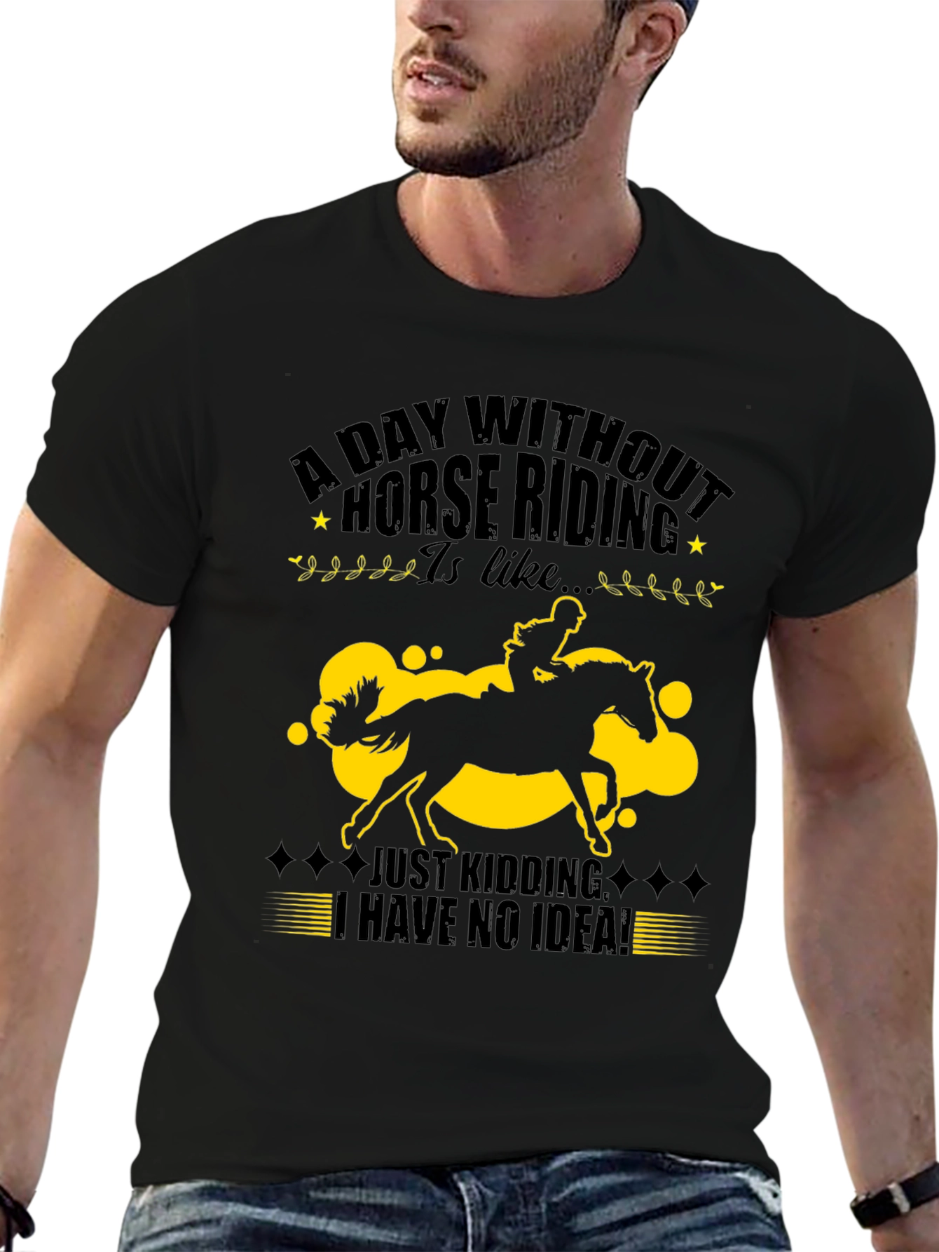 Horse Riding T-Shirt: Funny Horse Lover Tee