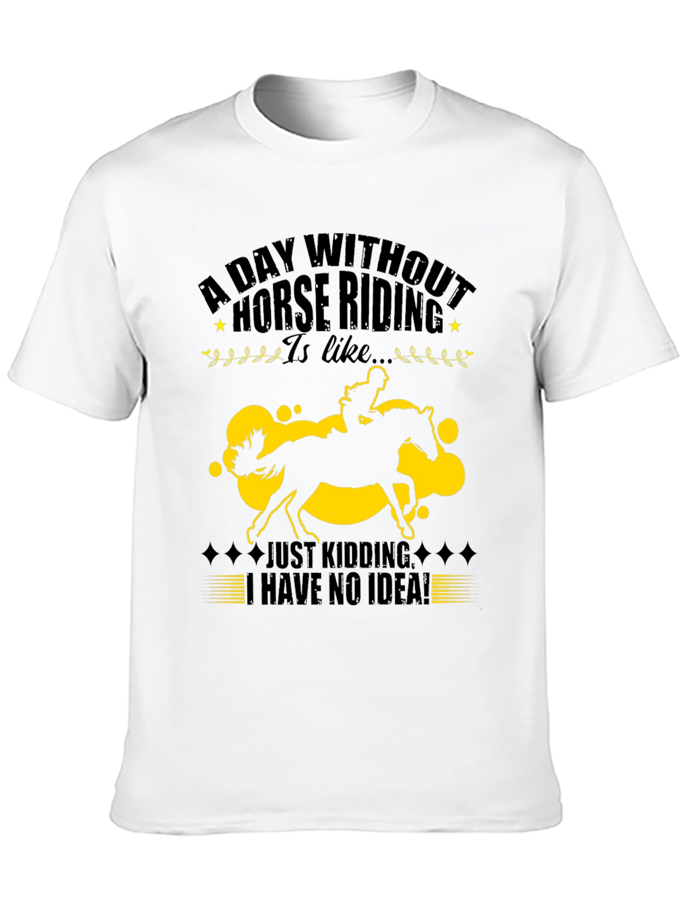 Horse Riding T-Shirt: Funny Horse Lover Tee