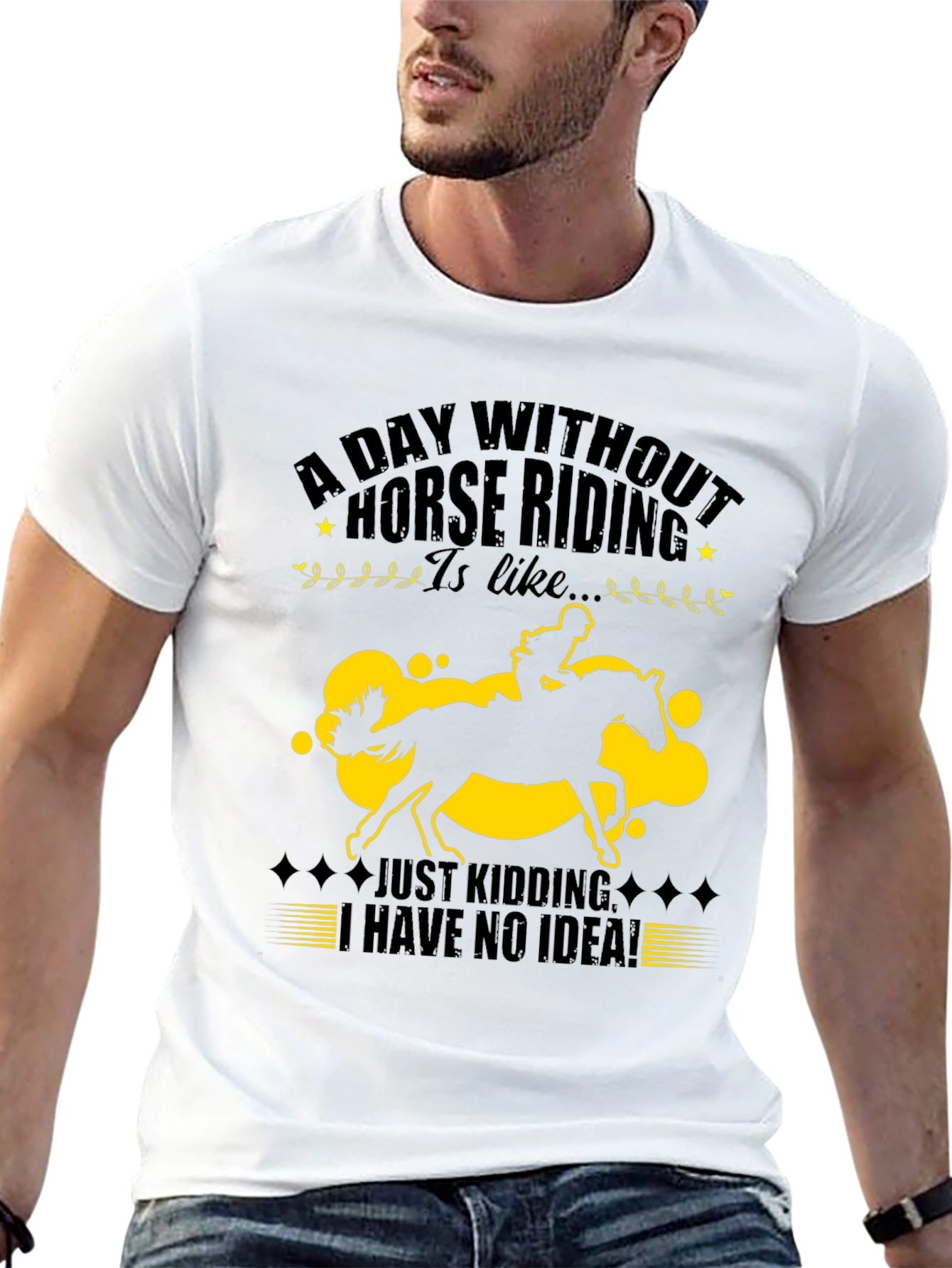 Horse Riding T-Shirt: Funny Horse Lover Tee