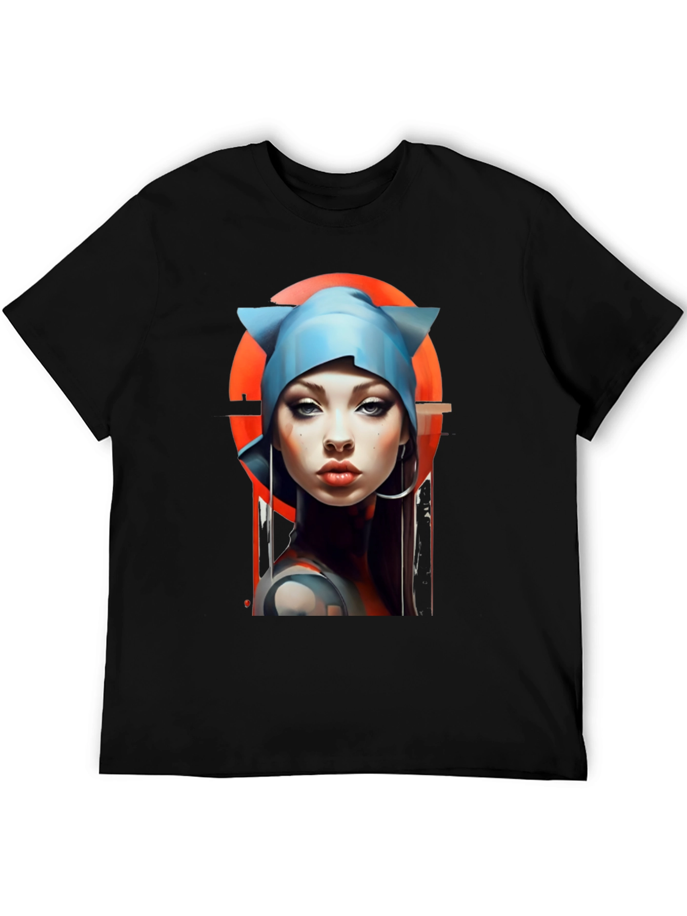 Cyberpunk Girl Graphic Tee