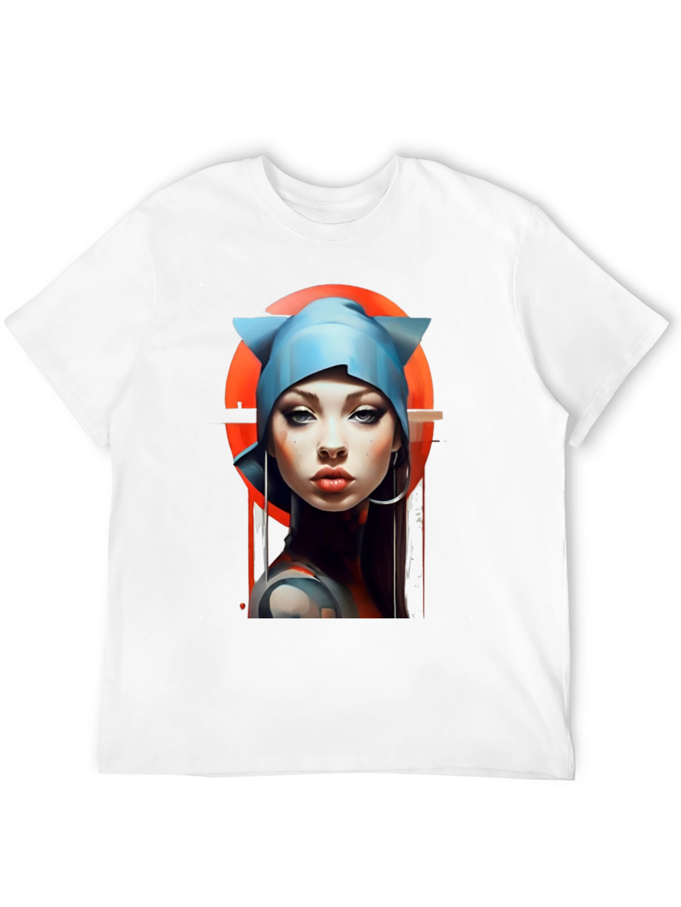 Cyberpunk Girl Graphic Tee