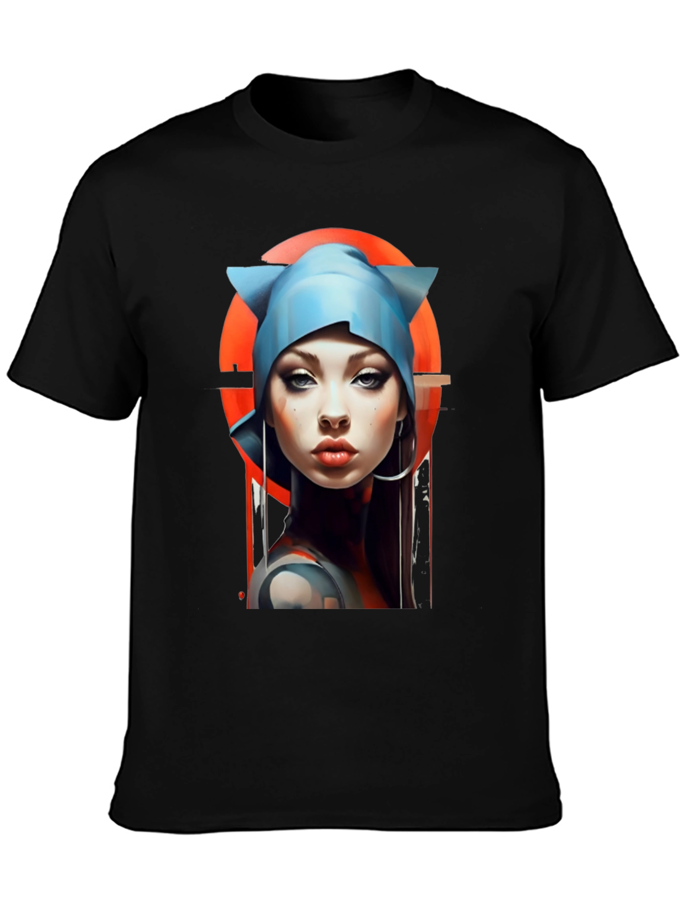 Cyberpunk Girl Graphic Tee