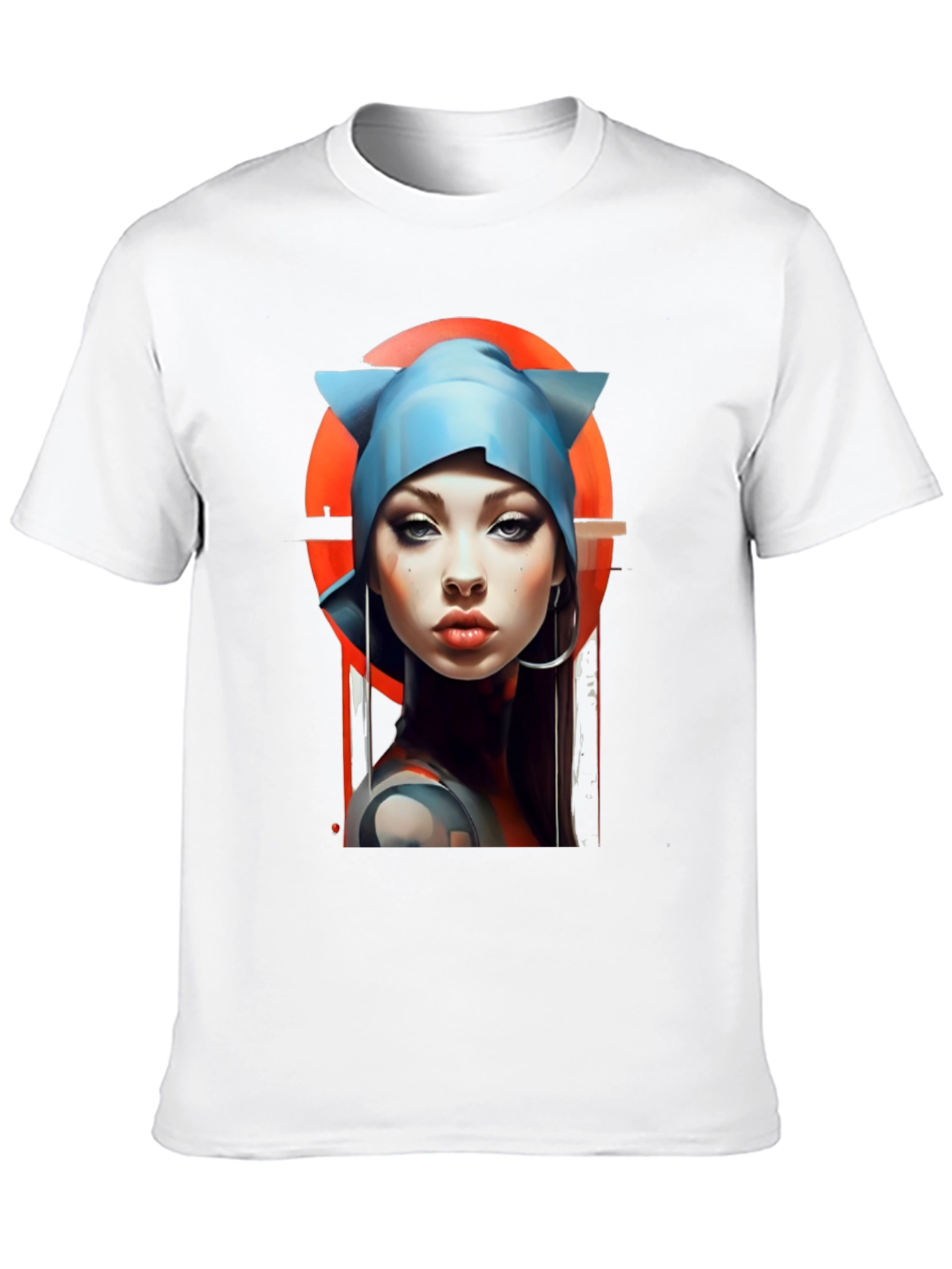 Cyberpunk Girl Graphic Tee