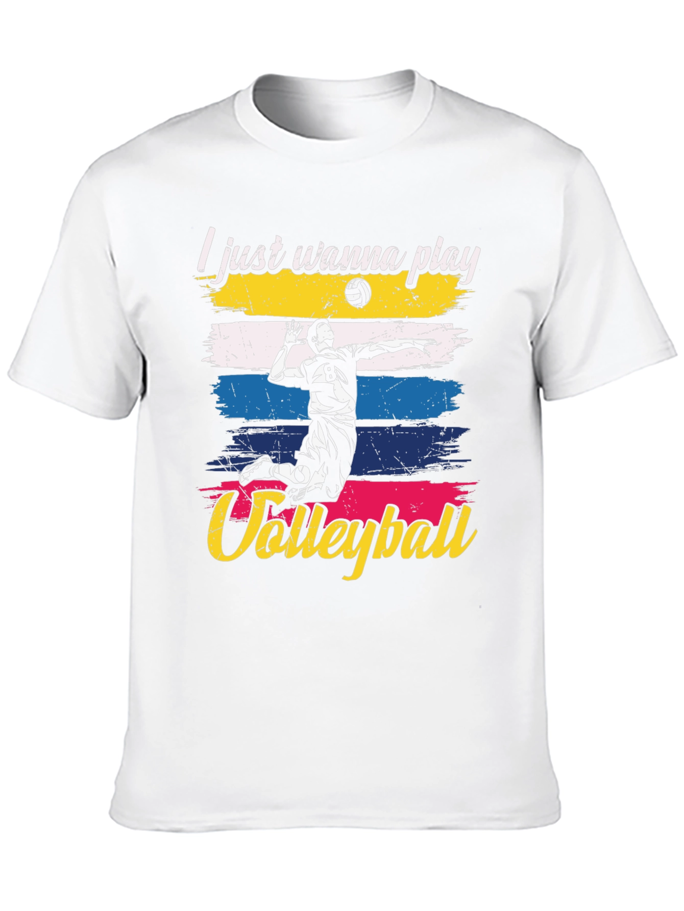 Volleyball Player Graphic T-Shirt
