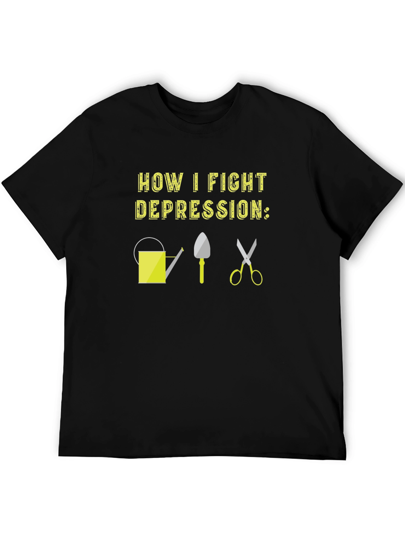 Gardening Therapy T-Shirt: Fight Depression with Nature