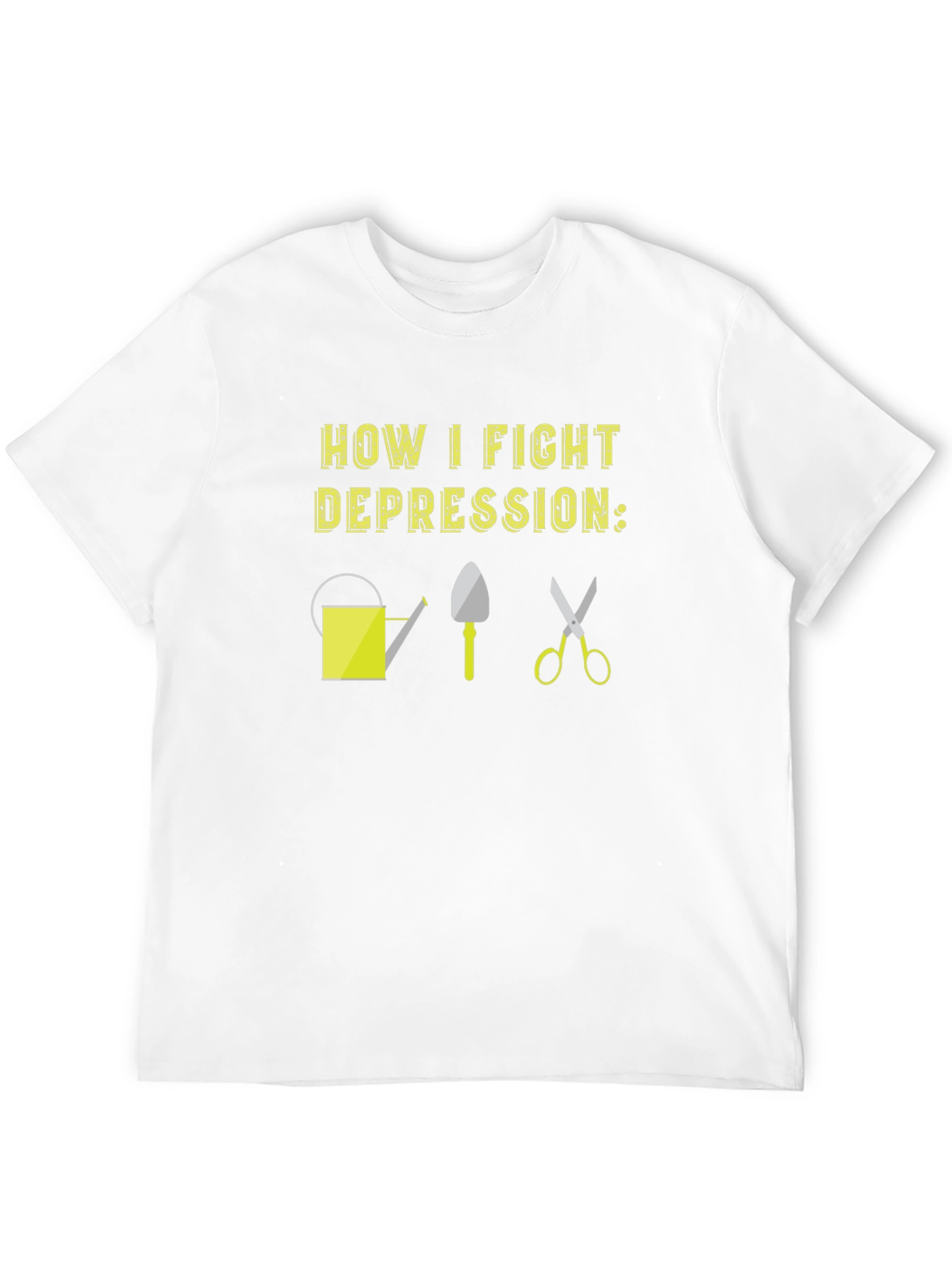 Gardening Therapy T-Shirt: Fight Depression with Nature