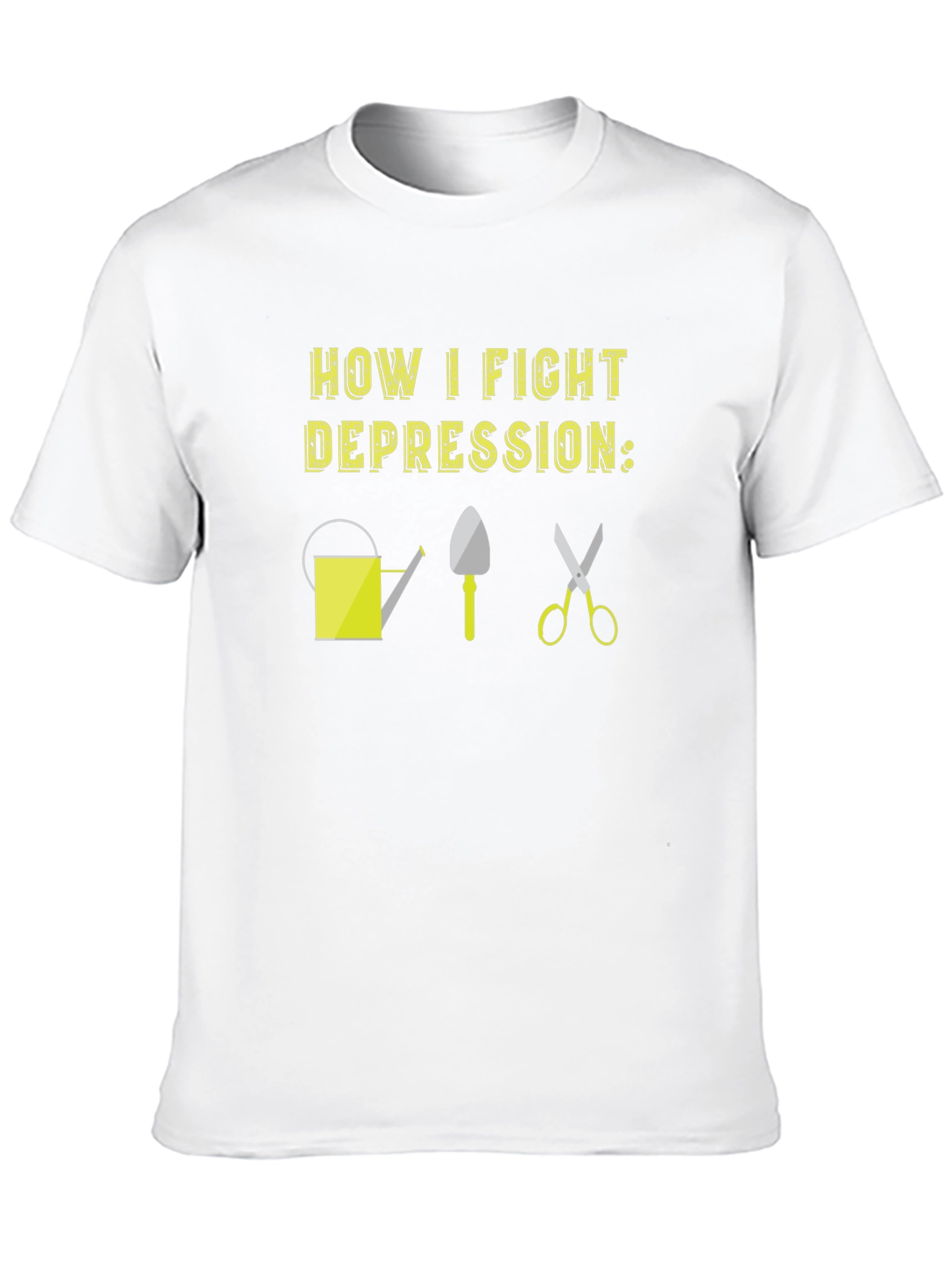 Gardening Therapy T-Shirt: Fight Depression with Nature
