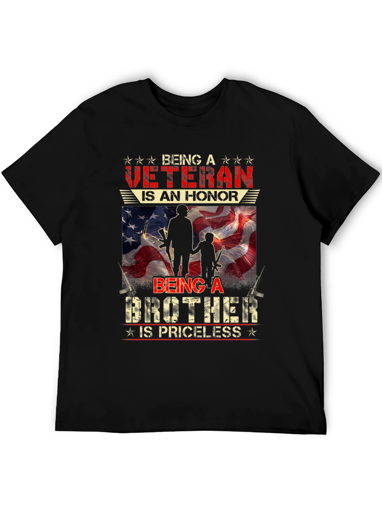 Veteran Brother T-Shirt - Honor Priceless Graphic Tee