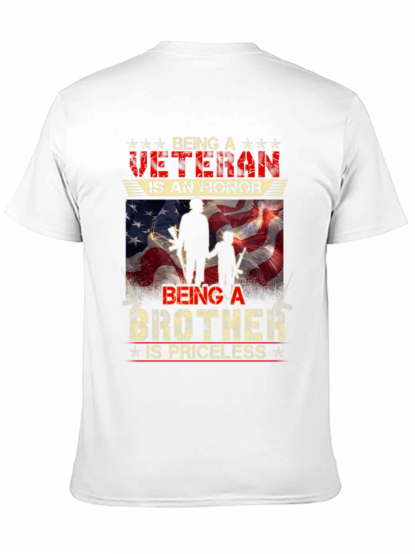 Veteran Brother T-Shirt - Honor Priceless Graphic Tee