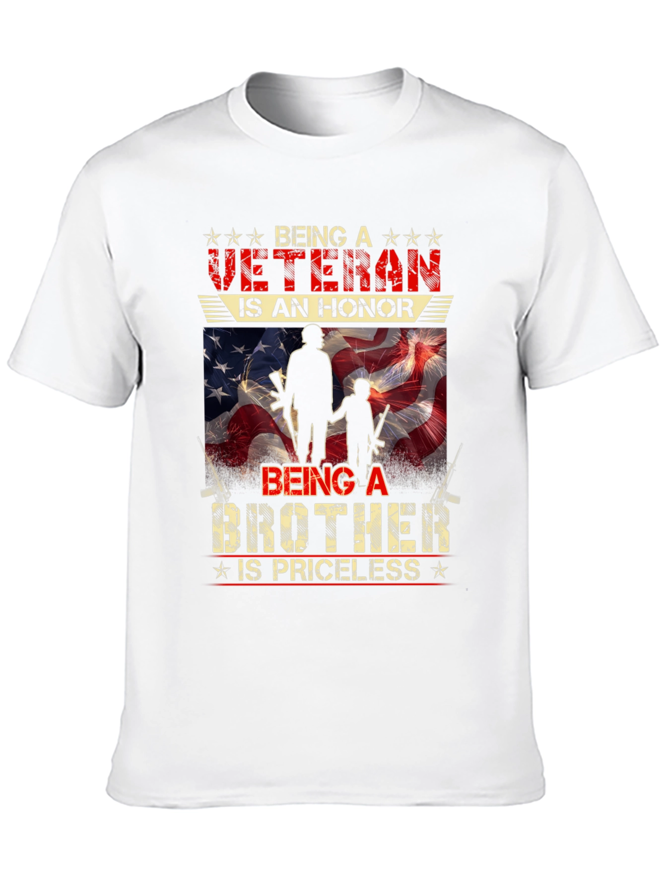 Veteran Brother T-Shirt - Honor Priceless Graphic Tee