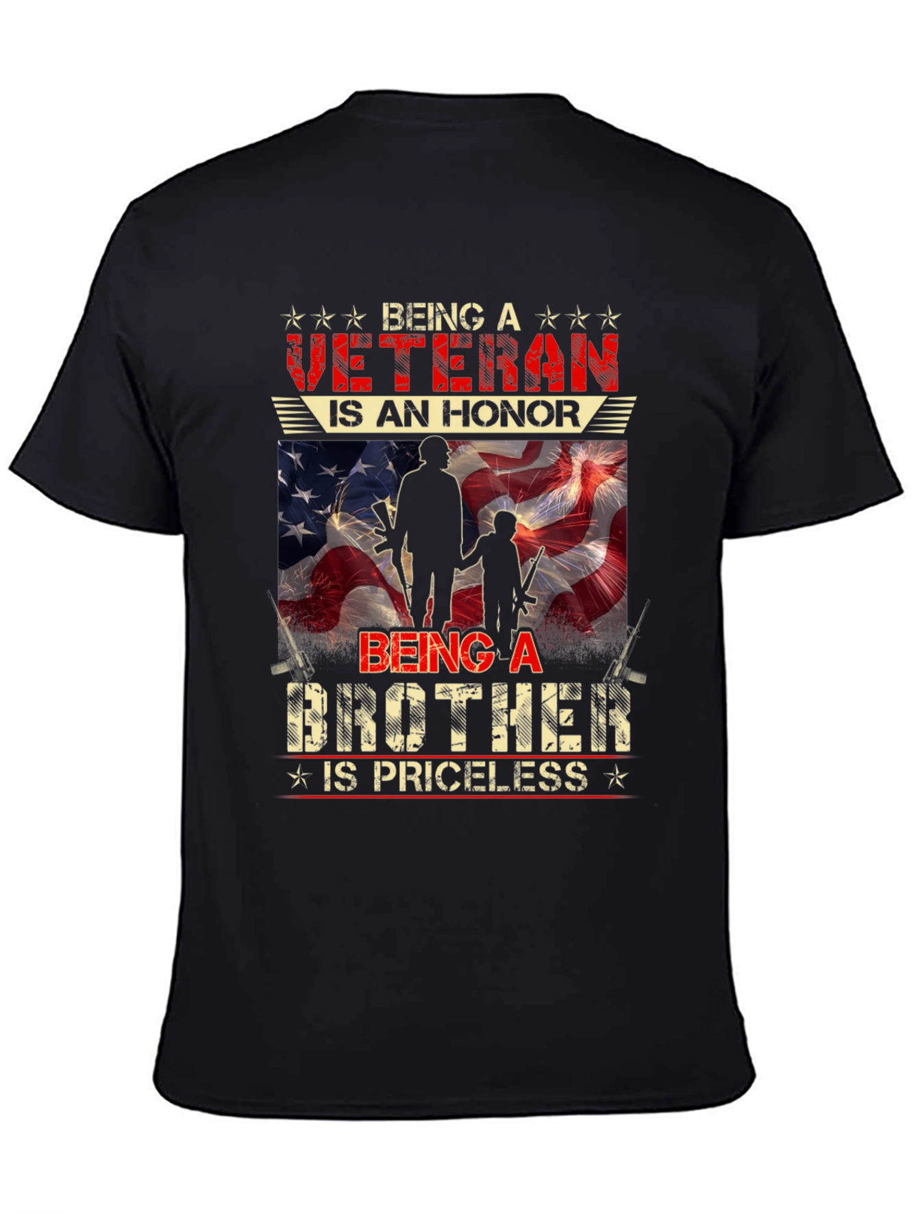 Veteran Brother T-Shirt - Honor Priceless Graphic Tee