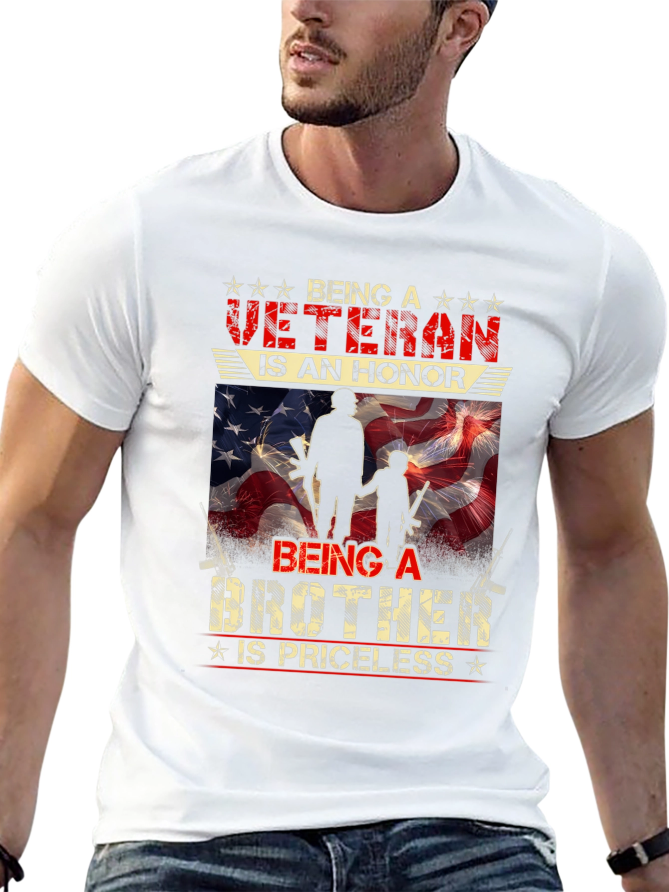 Veteran Brother T-Shirt - Honor Priceless Graphic Tee