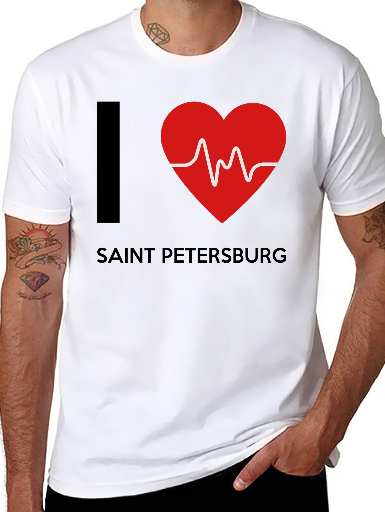 I Love Saint Petersburg Graphic Tee