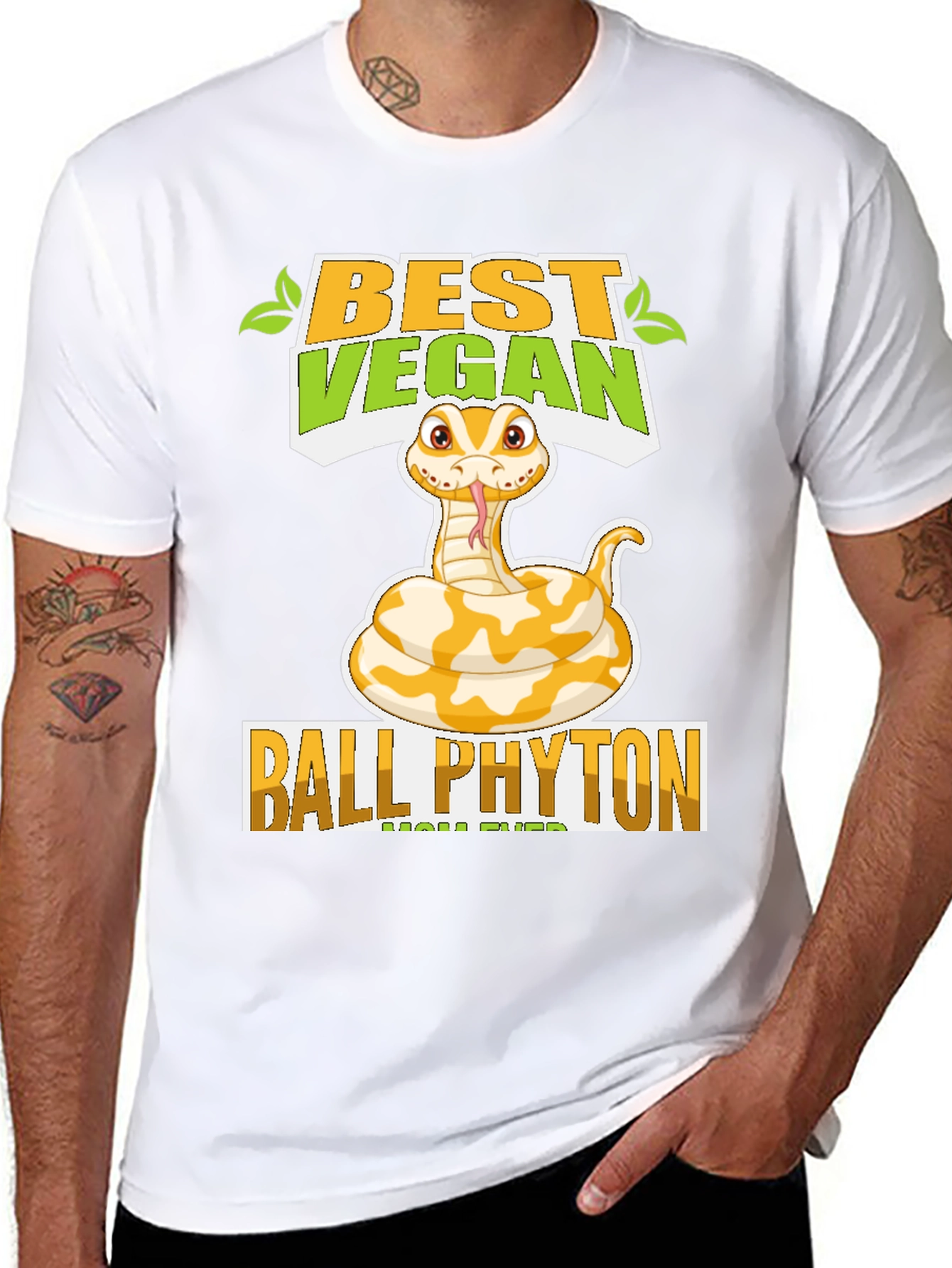 Vegan Ball Python T-Shirt - Unisex Graphic Tee