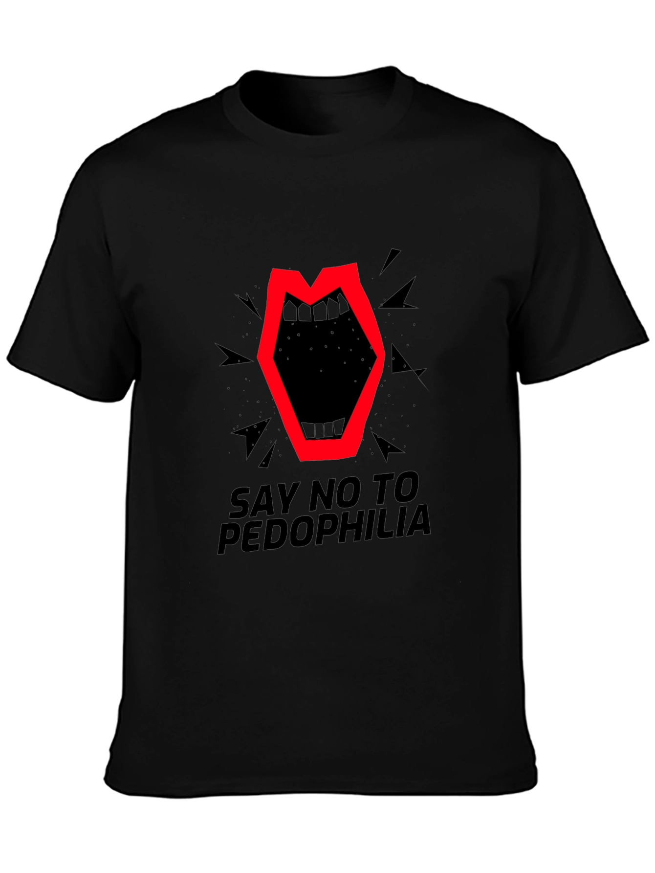 Say No To Pedophilia Graphic T-Shirt