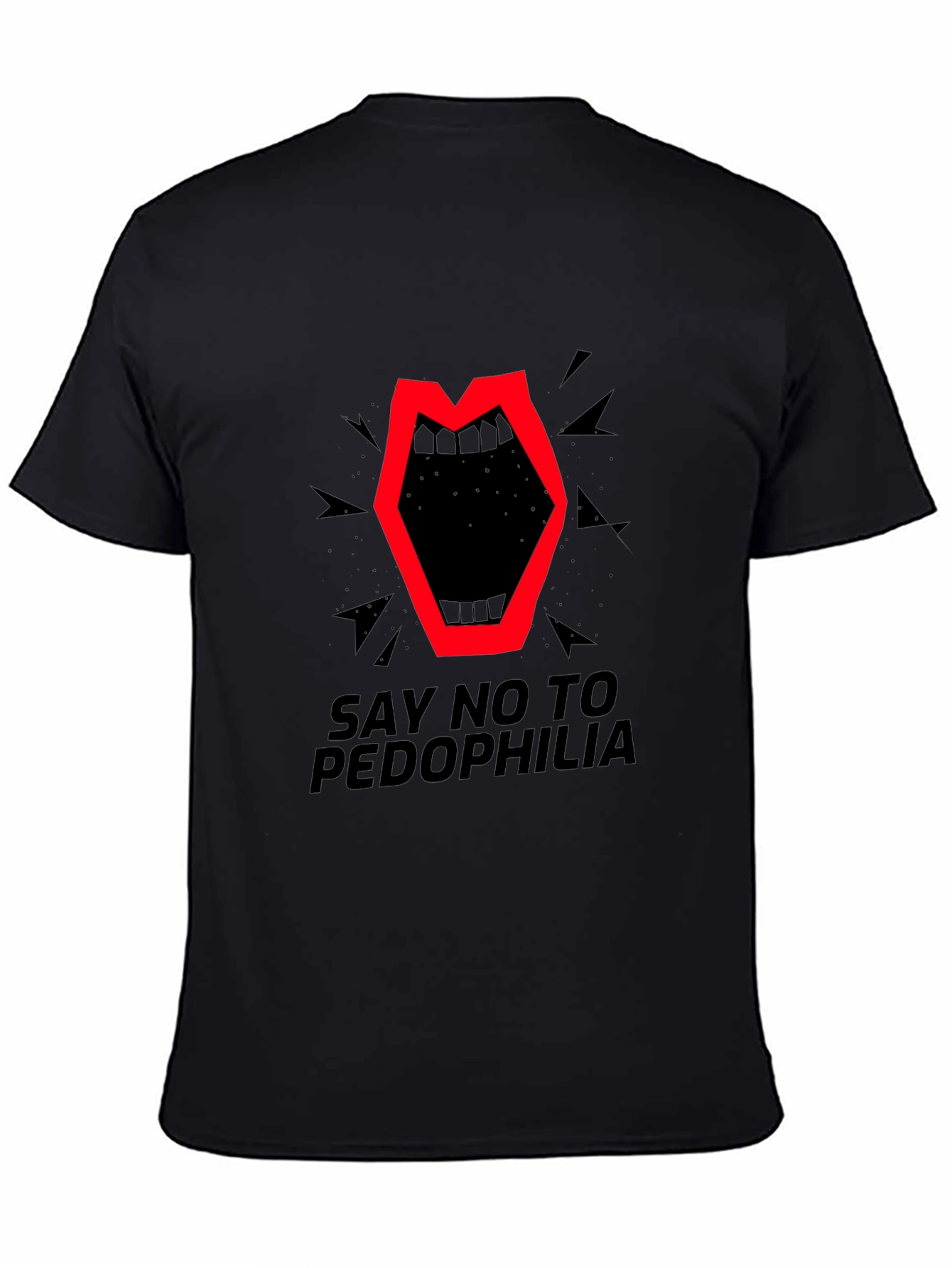 Say No To Pedophilia Graphic T-Shirt