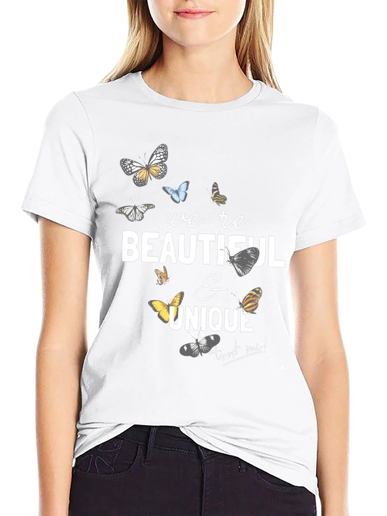 Beautiful & Unique Butterfly Graphic T-Shirt