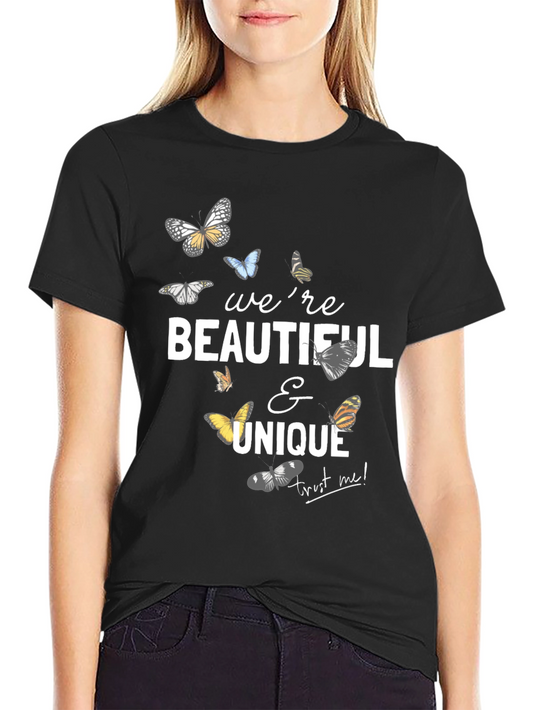 Beautiful & Unique Butterfly Graphic T-Shirt