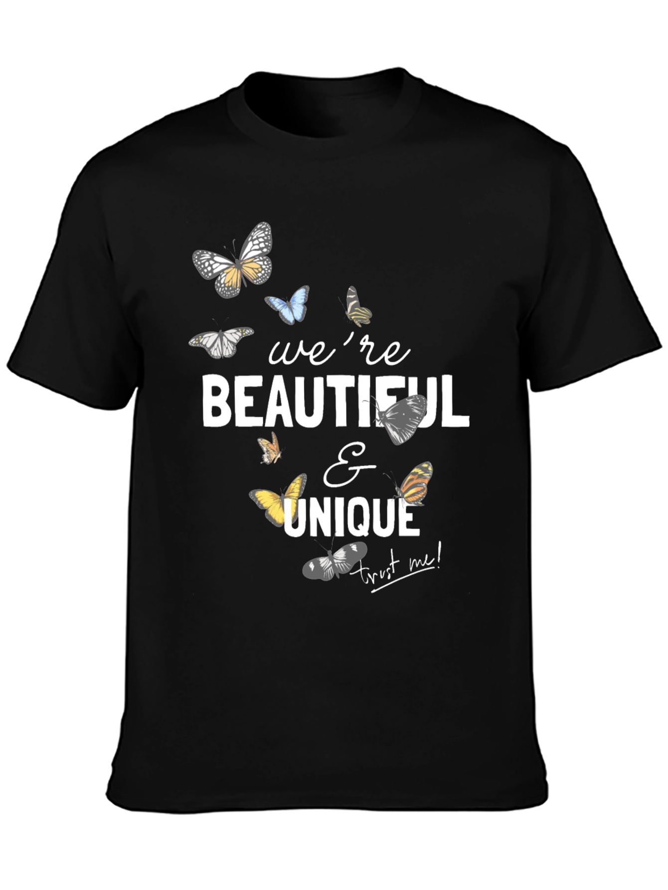 Beautiful & Unique Butterfly Graphic T-Shirt